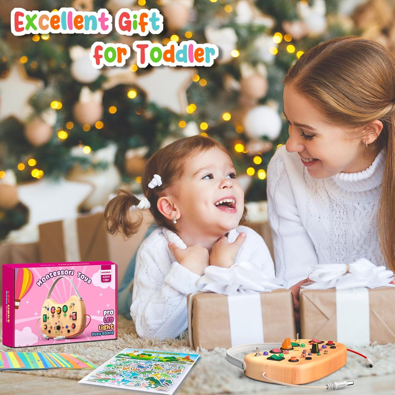 Tablero Ocupado Montessori Flycoost para Niños 1-3 Años