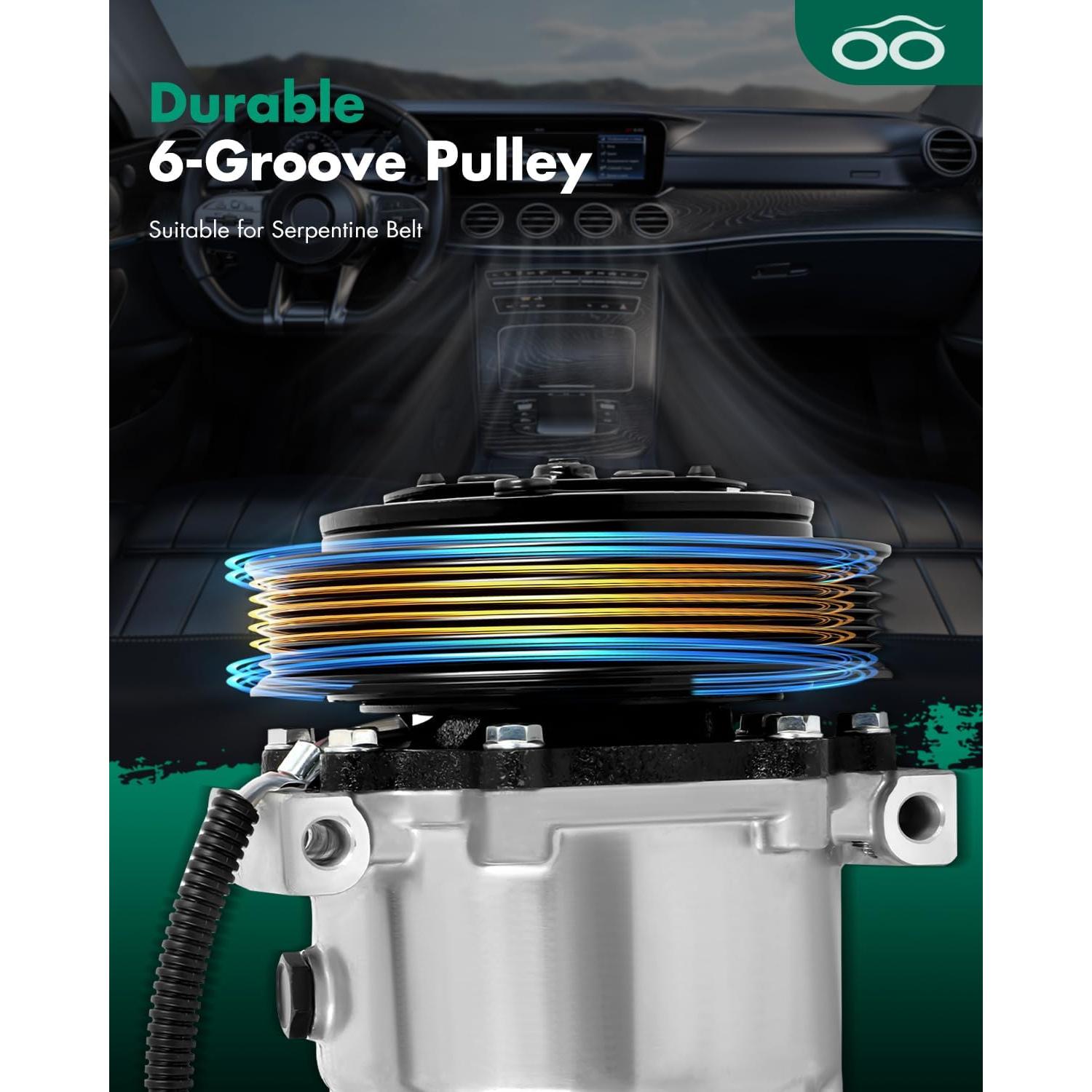 Compresor de Aire Acondicionado SCITOO para Volvo VNL VNM VT 2008