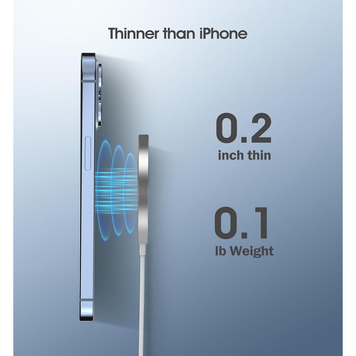 Cargador Inalámbrico Magnético ShenZhen 15W para iPhone 16/15/14