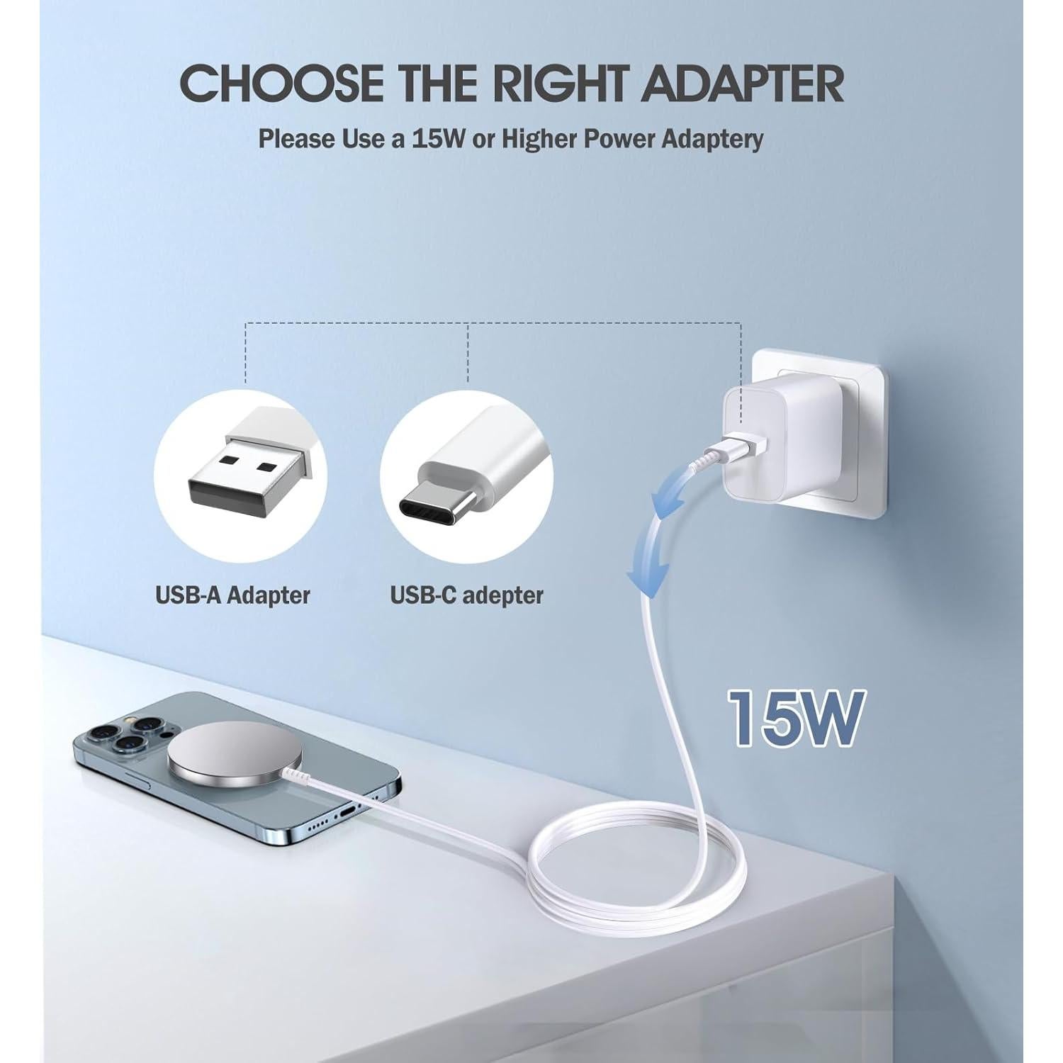 Cargador Inalámbrico Magnético ShenZhen 15W para iPhone 16/15/14