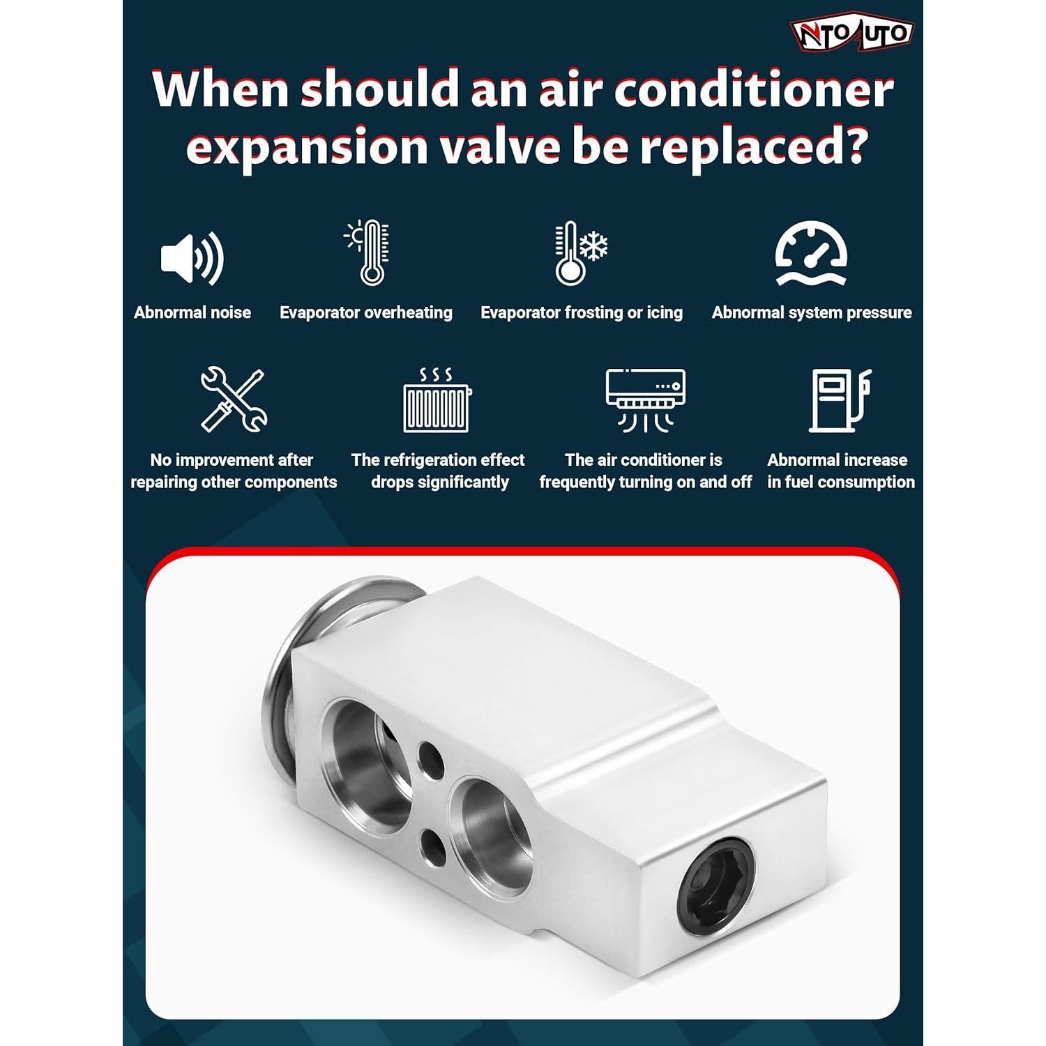 Válvula de Expansión A/C Ntoauto 9720C para Buick, Chevrolet, Pontiac, Saturn