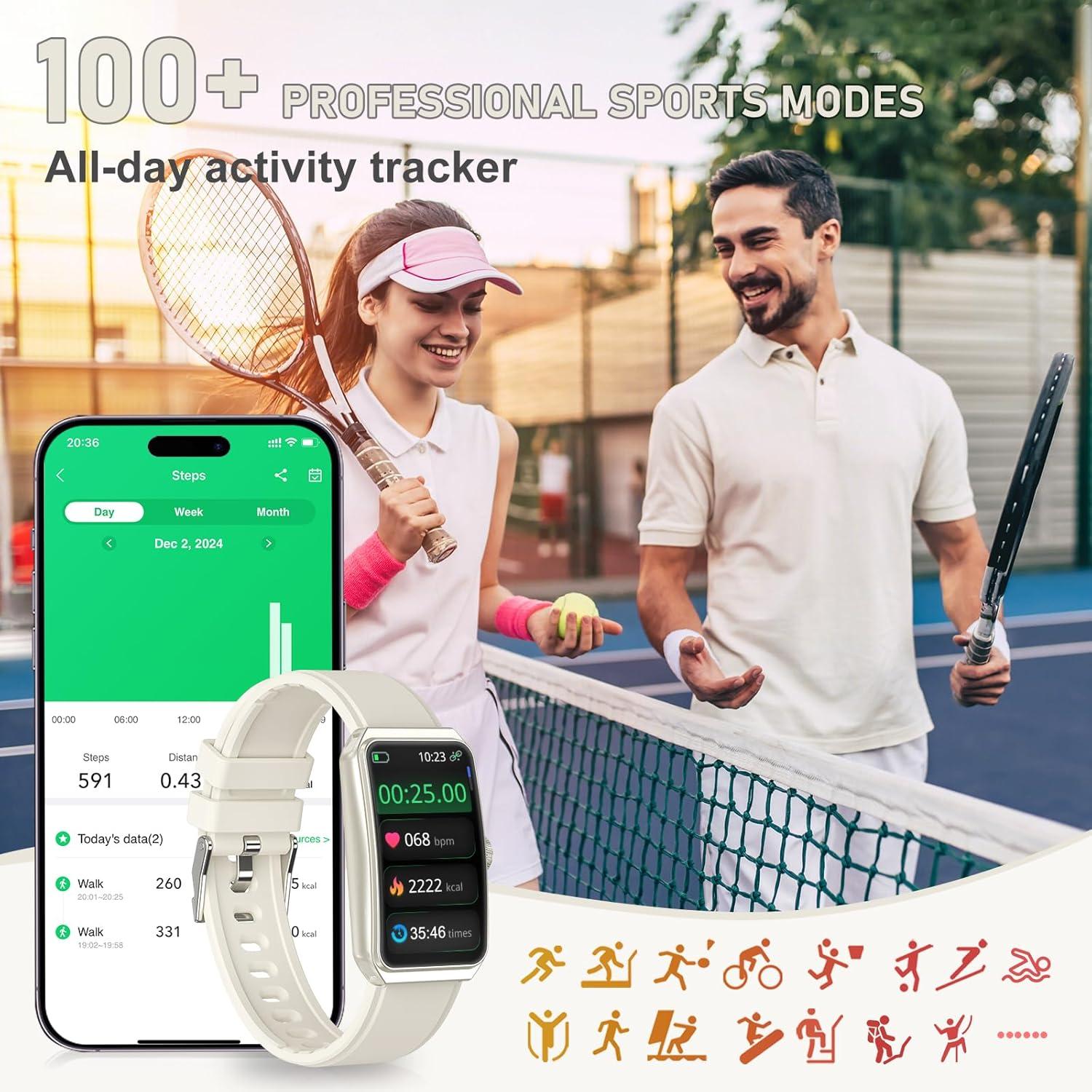 Rastreador de Fitness Moremore con Frecuencia Cardíaca y Sueño