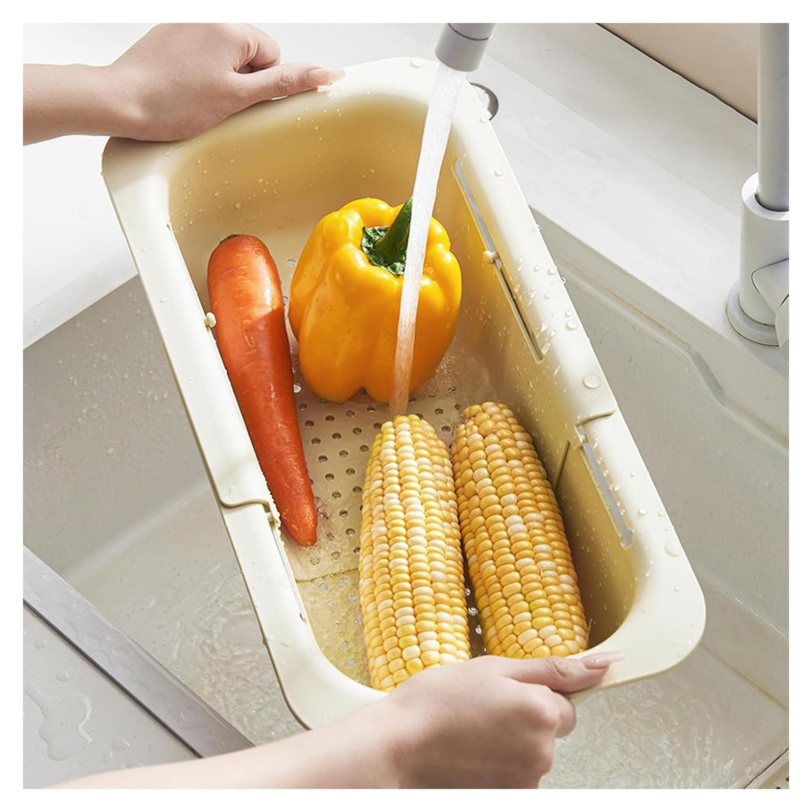 Colador Expandible Krtresiar para Frutas y Verduras 34.5-47.4 cm