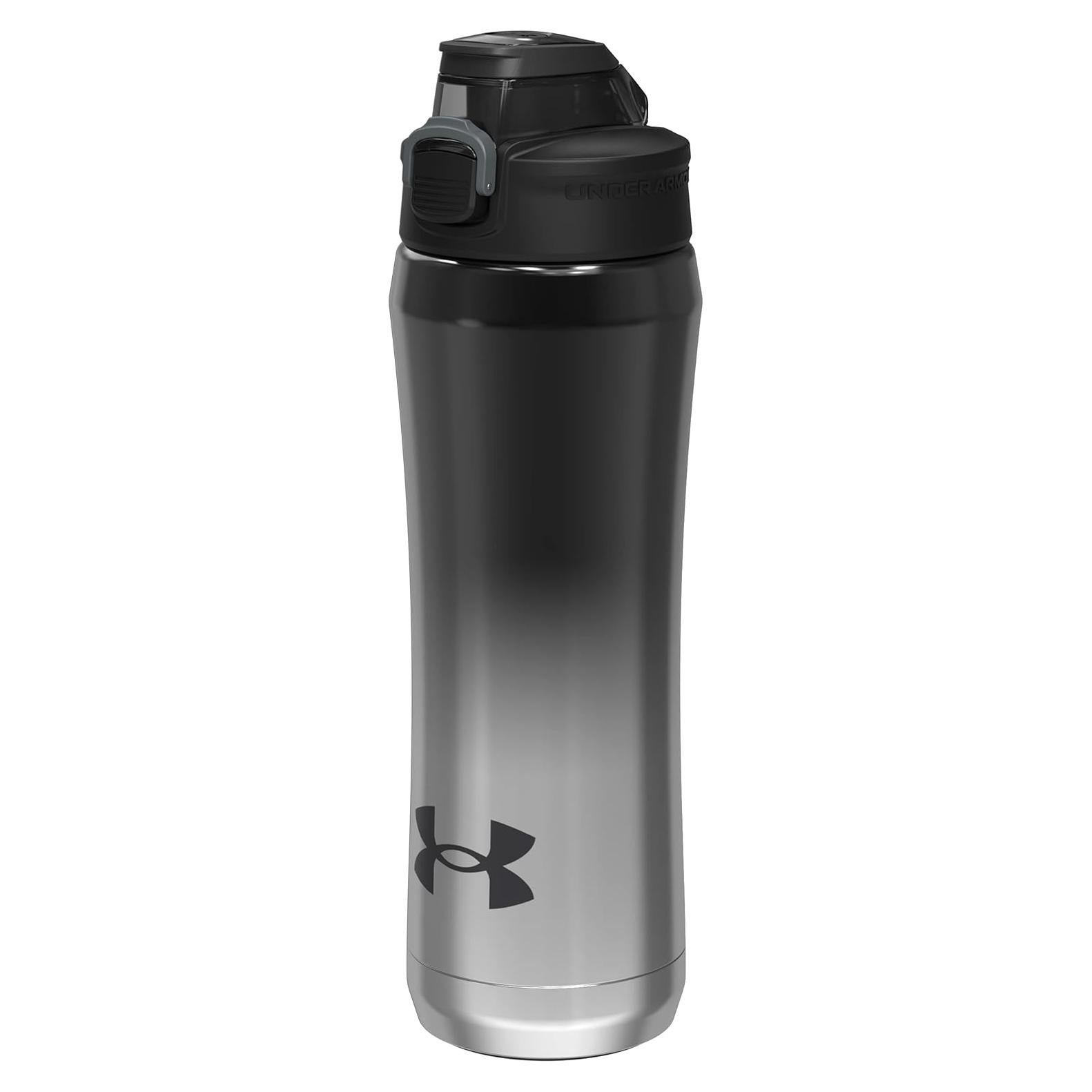 Botella de Agua Aislada Under Armour 532ml Negra/Cromo