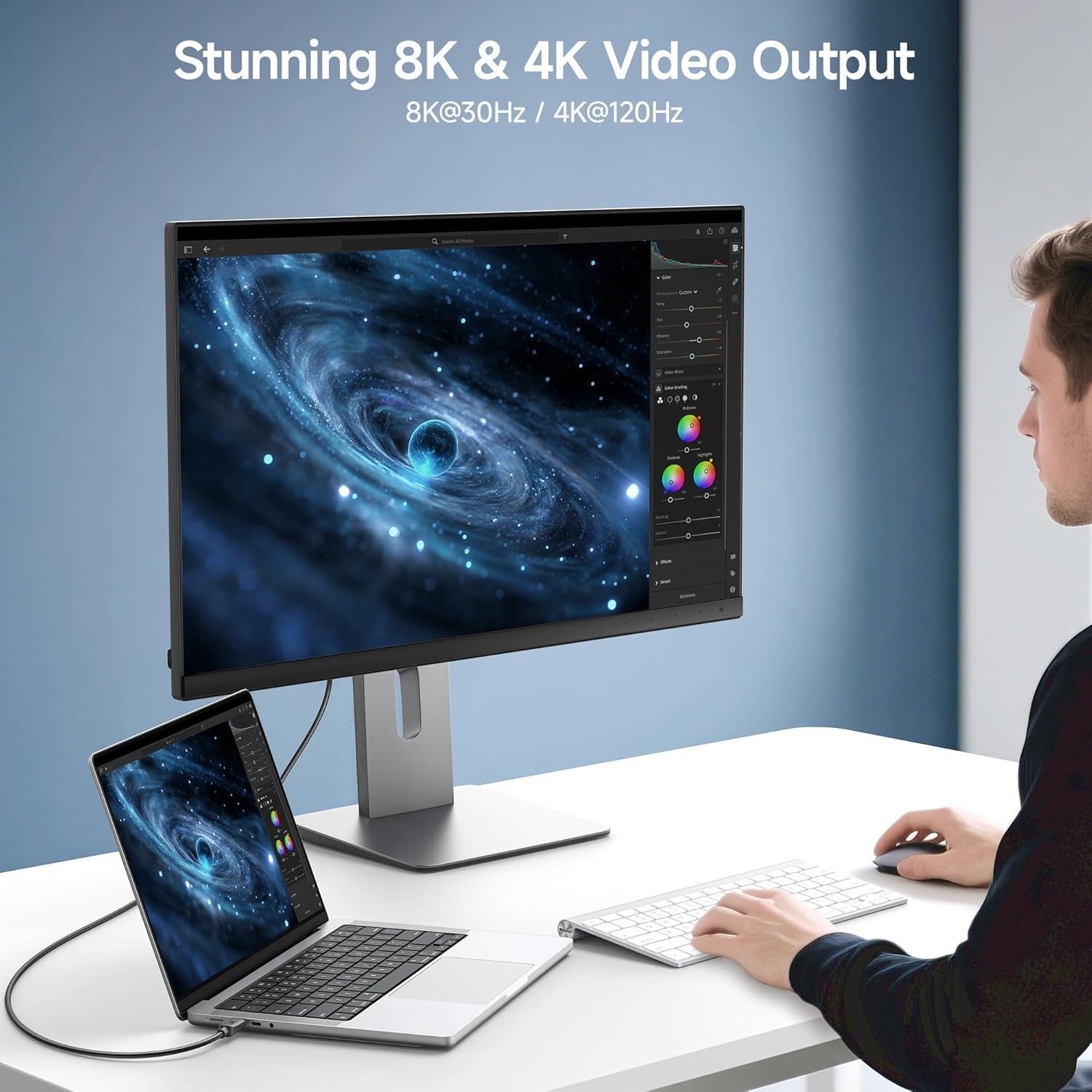 Cable USB-C 20Gbps Cable Matters 0.9m 240W 4K