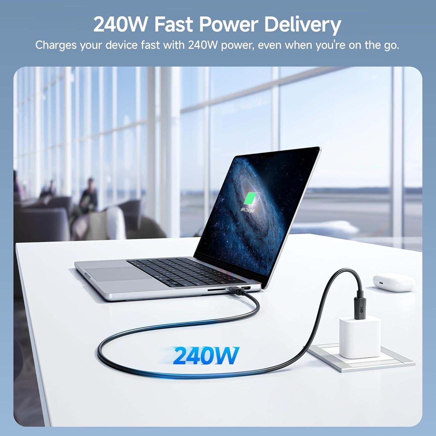 Cable USB-C 20Gbps Cable Matters 0.9m 240W 4K