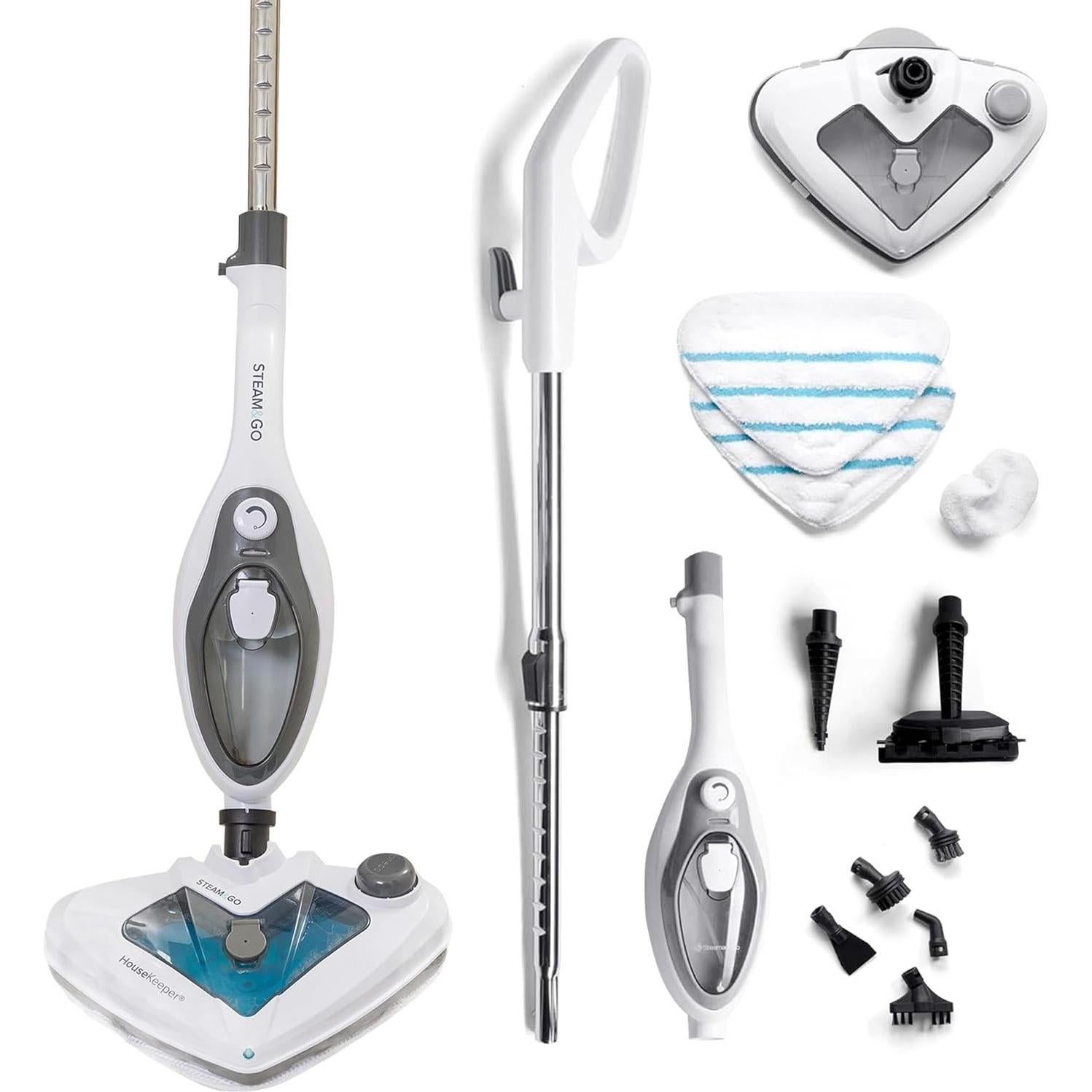 Mopa de Vapor Steam and Go 10-en-1 - Limpiador Multifuncional