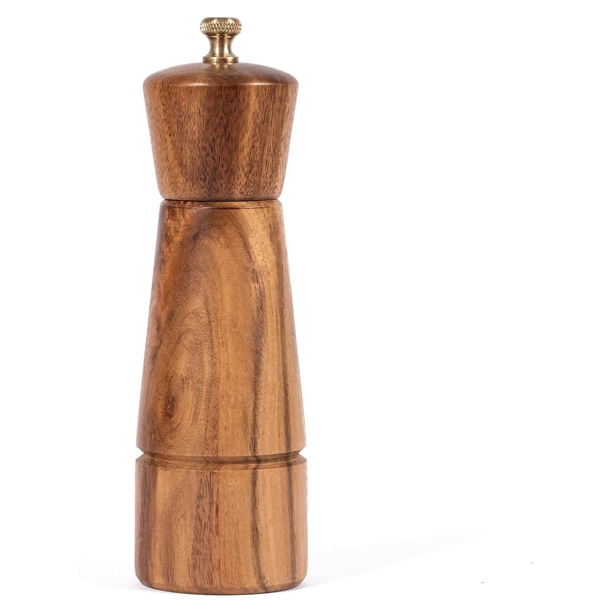 Molinillo de Pimienta DeroTeno Acacia 16.5 cm Manual Ajustable