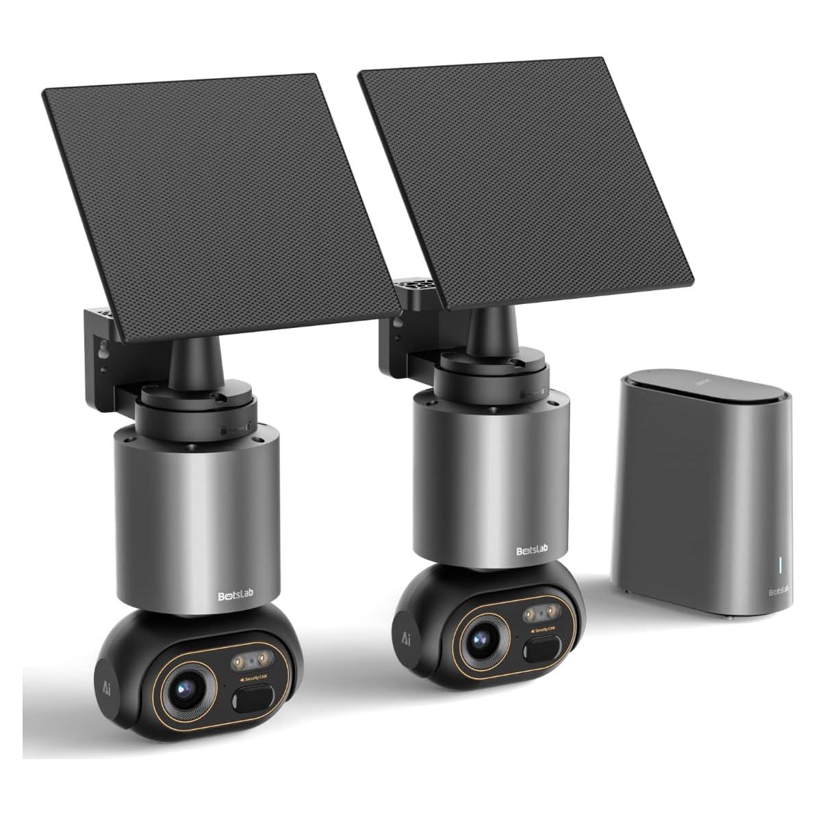 Kit de 2 Cámaras de Seguridad Inalámbricas BOTSLAB W510 4K