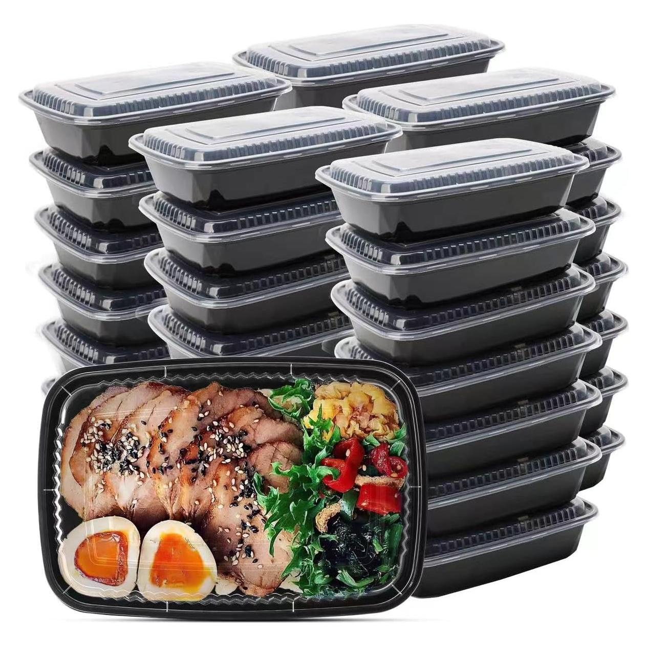 Contenedores de Comida WUHUIXOZ 32 oz - Paquete de 50