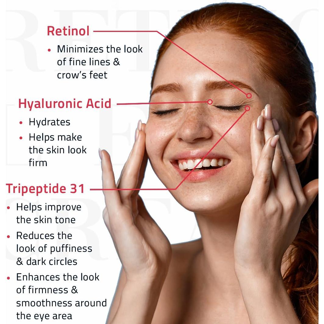 Crema para Ojos YEOUTH Retinol 15ml - Antiarrugas y Hidratante