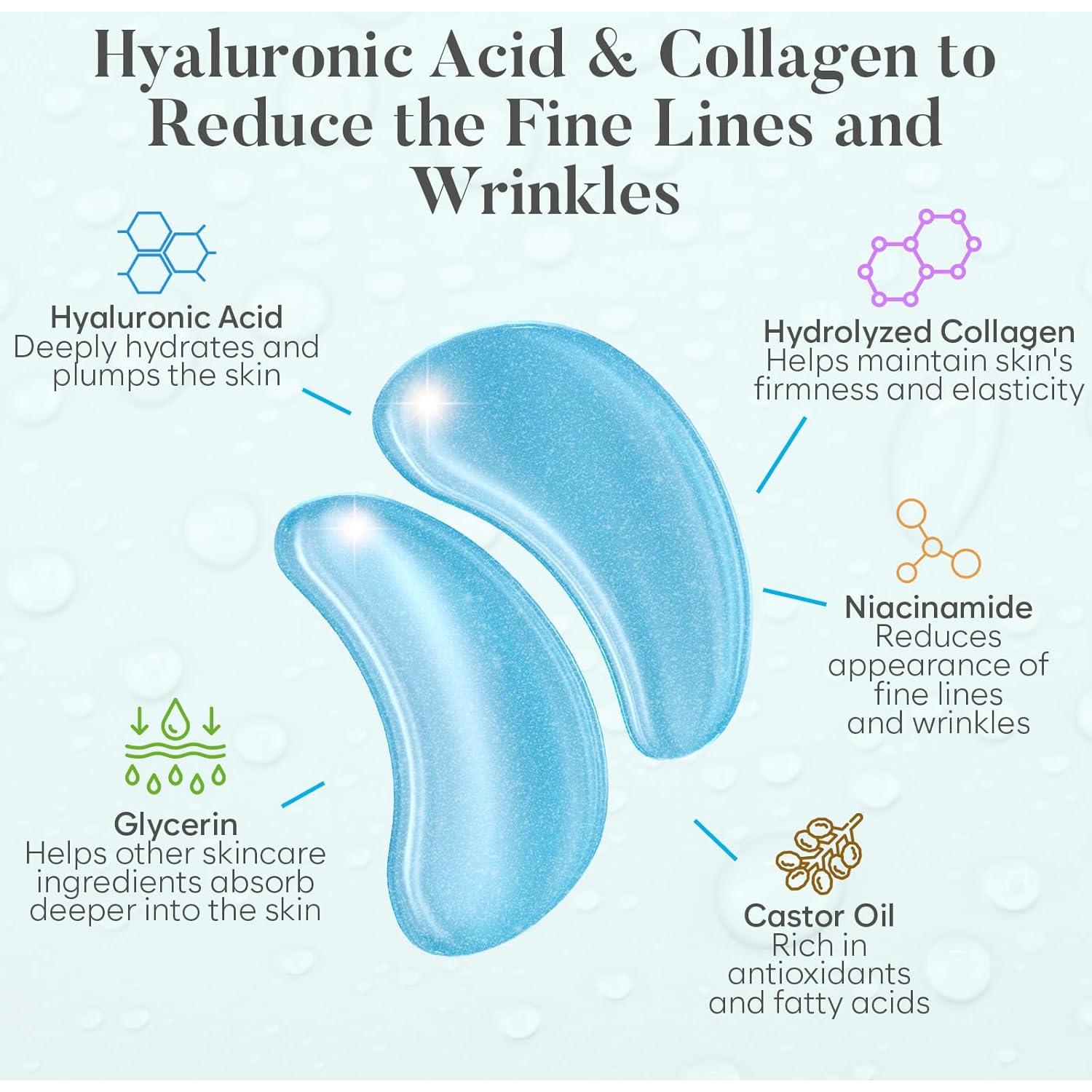 Parche para Ojos Hialurónico BLOOMORA - 30 Pares