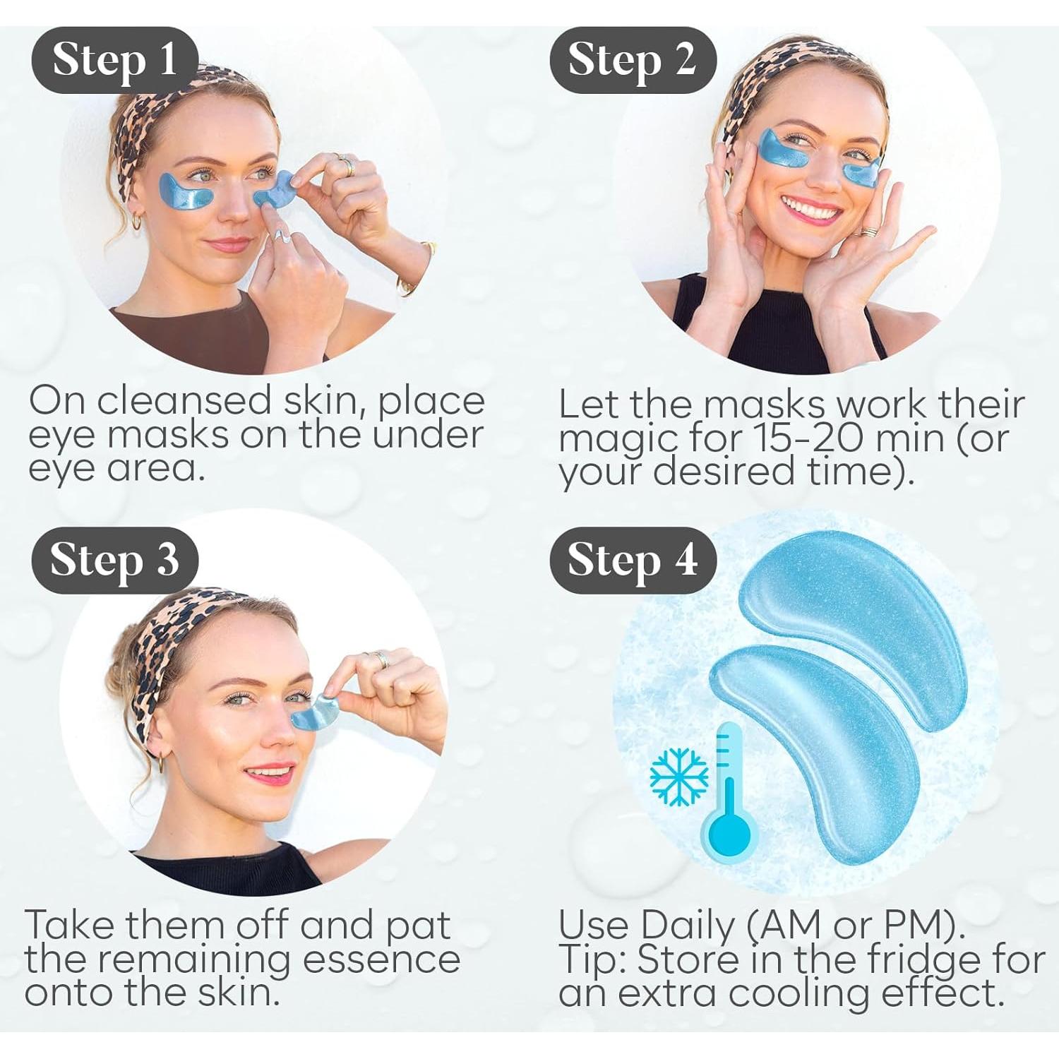 Parche para Ojos Hialurónico BLOOMORA - 30 Pares