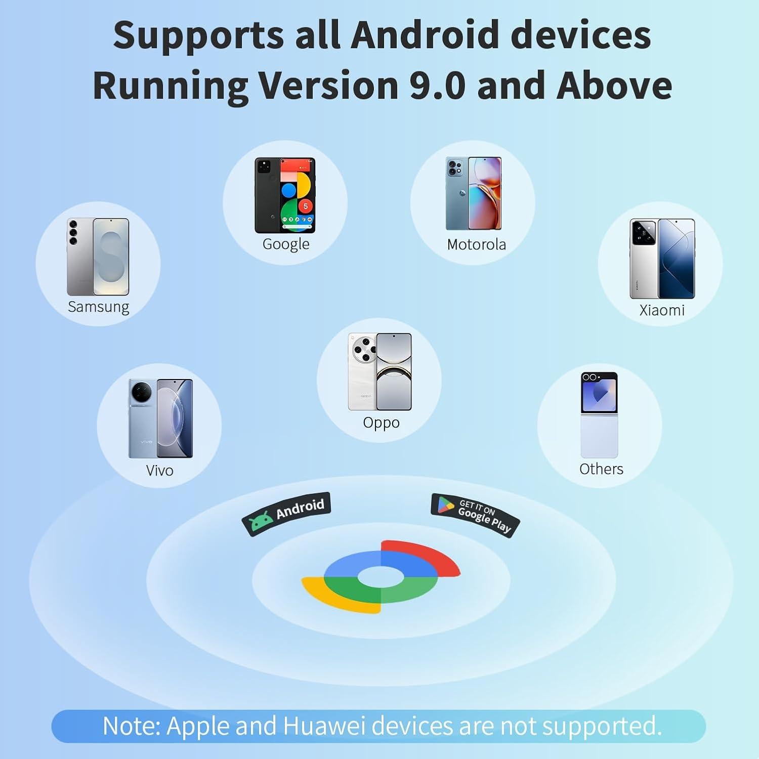 Etiqueta de Aire para Android - Rastreador Bluetooth Negro