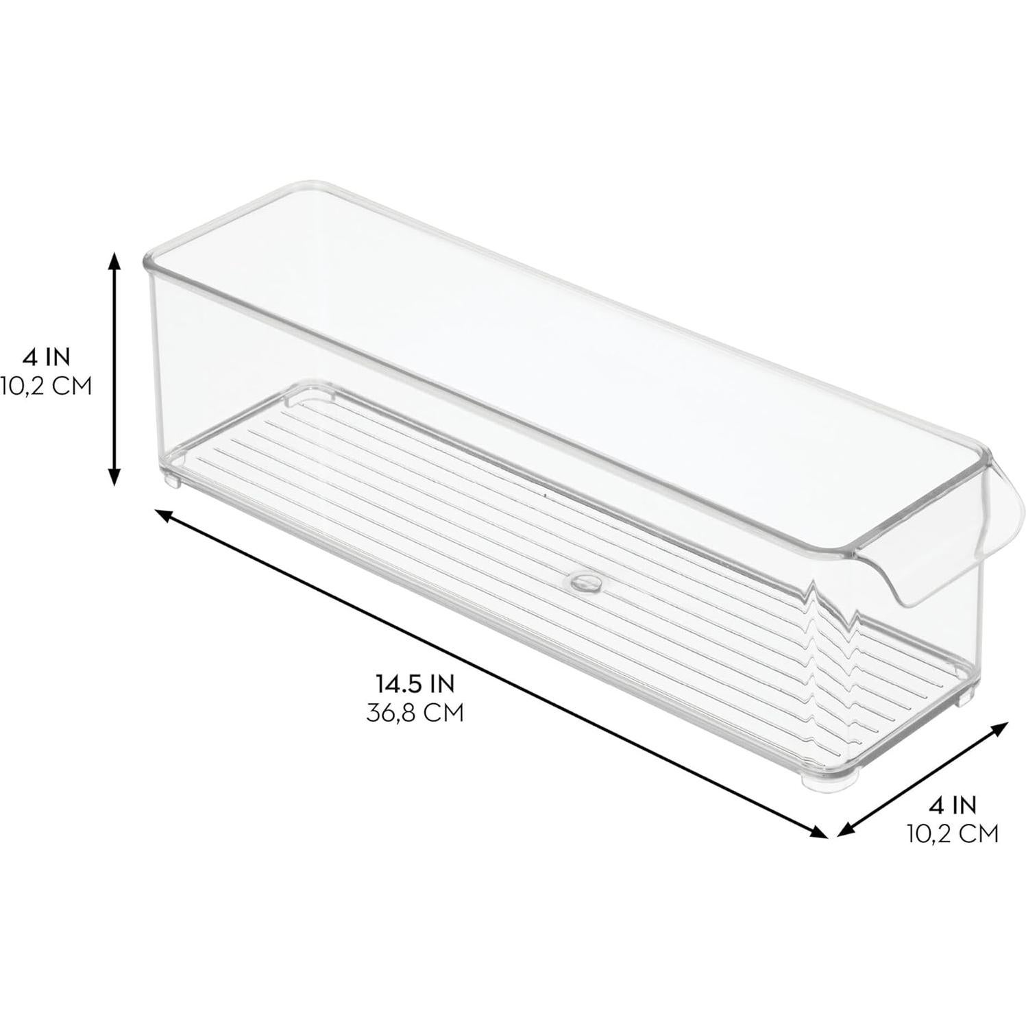 Contenedor de Almacenamiento Apilable iDesign 36.8x10.2 cm