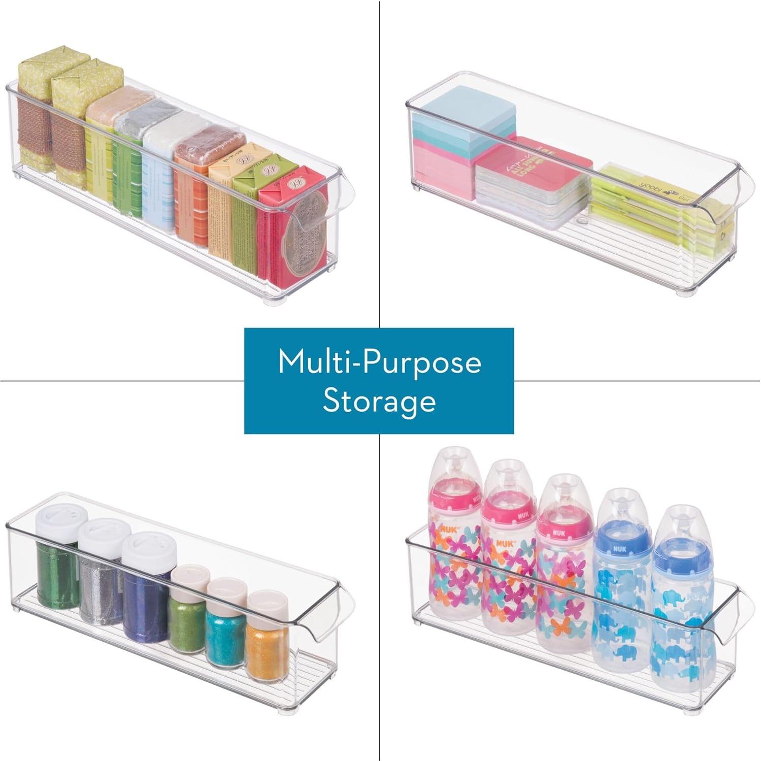 Contenedor de Almacenamiento Apilable iDesign 36.8x10.2 cm