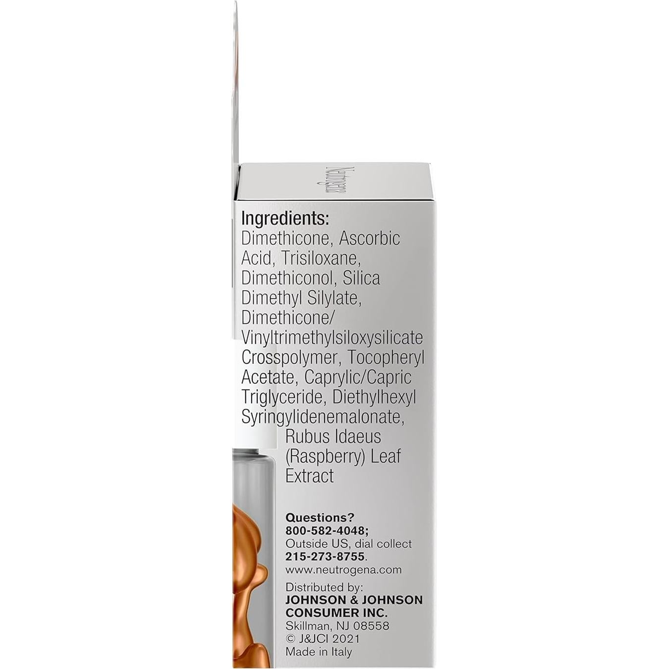Cápsulas de Suero Facial Neutrogena 20% Vitamina C - 7 Unidades