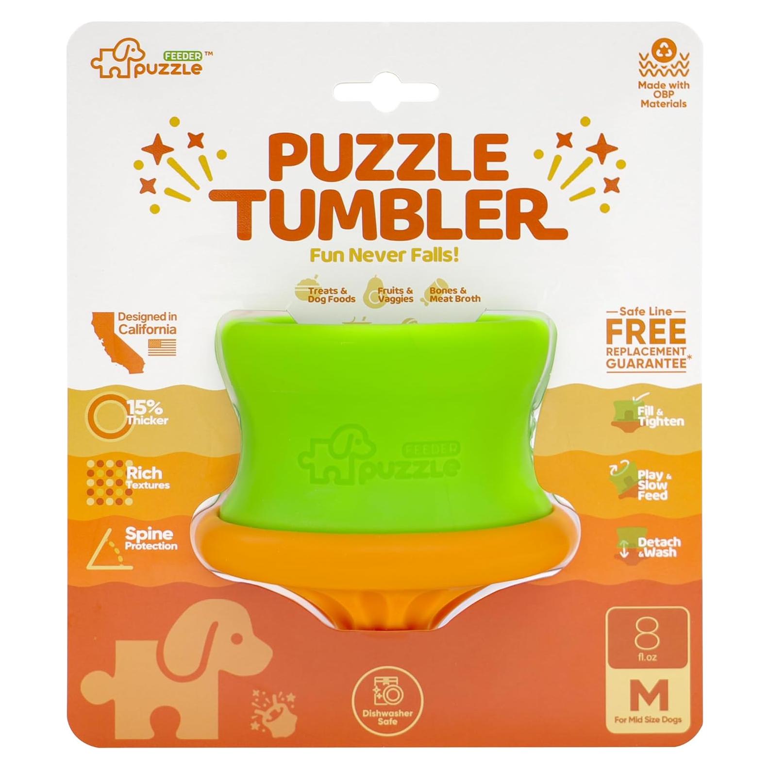 Juguete Interactivo para Perros Medianos Puzzle Feeder Verde