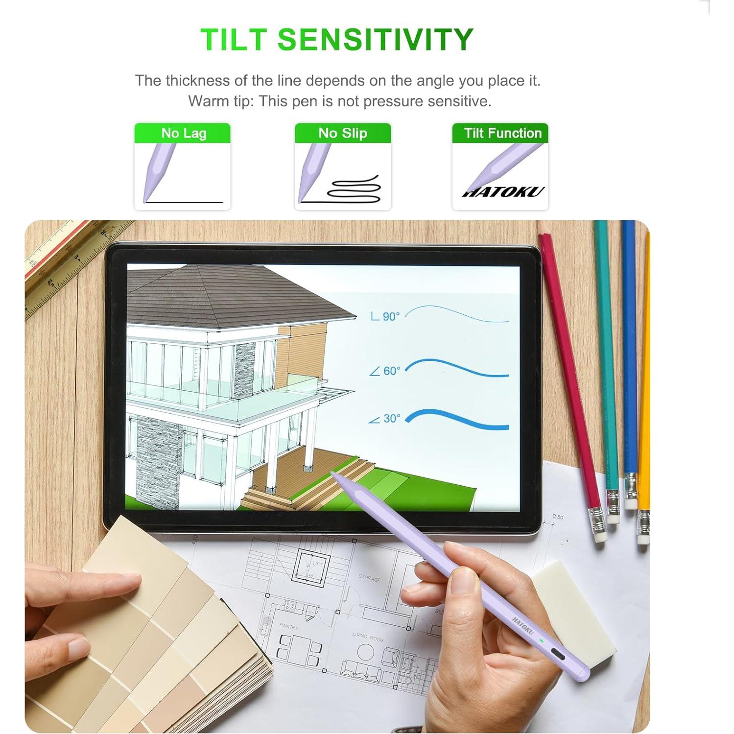 Lápiz Stylus Hatoku para iPad 2018-2025 Carga Rápida
