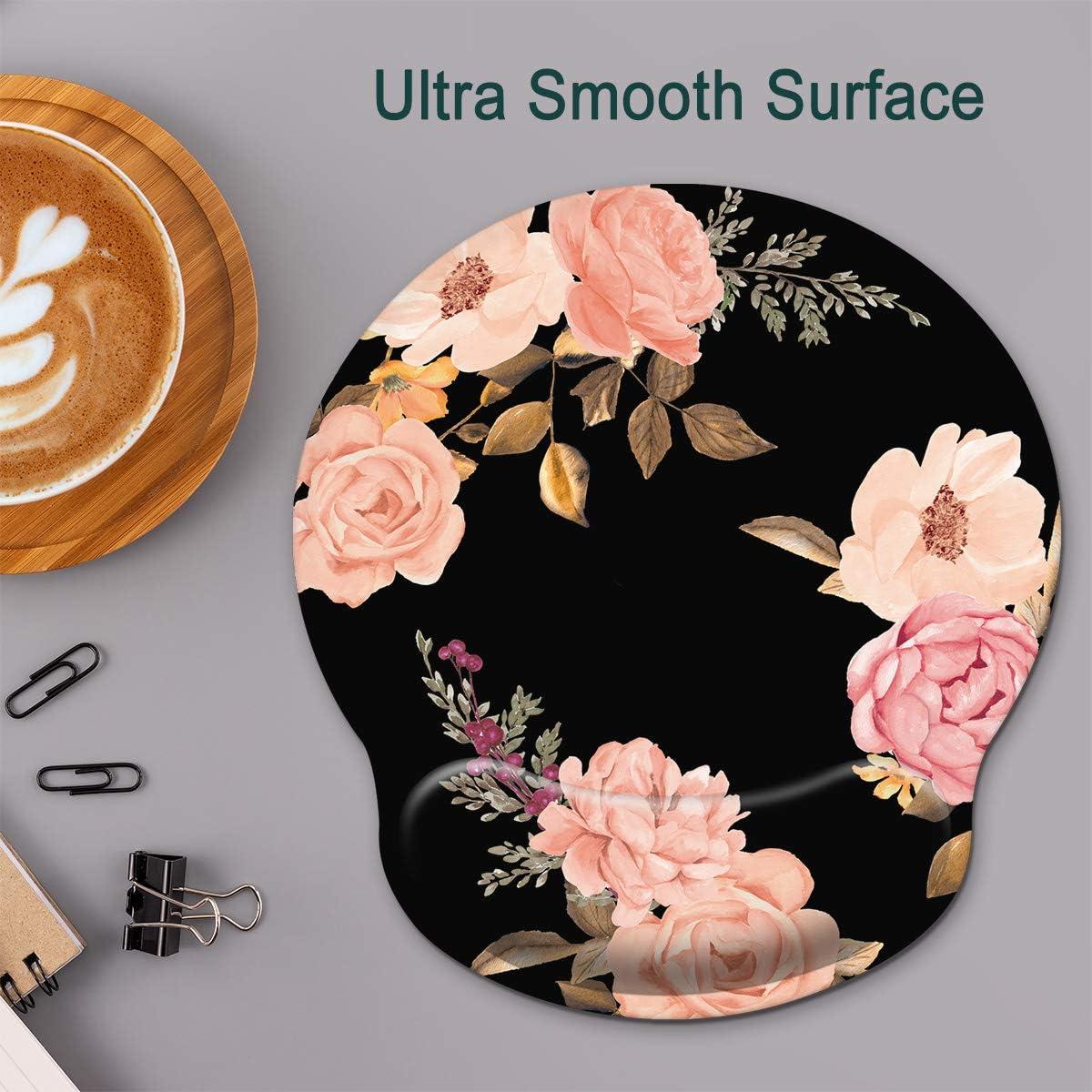 Almohadilla Ergonómica Pemlari con Soporte para Muñeca Rosa