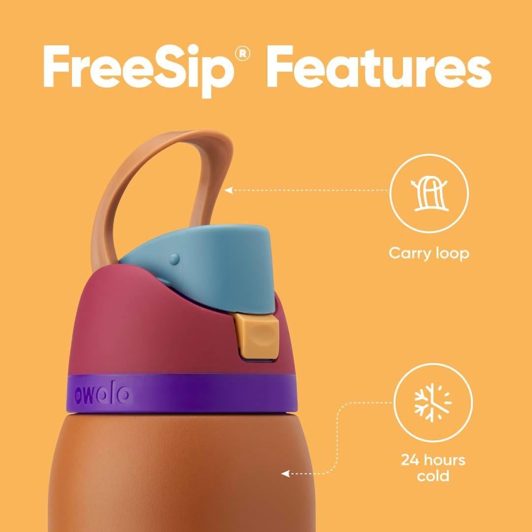 Botella de Agua Aislada Owala FreeSip 24 oz Acero Inoxidable