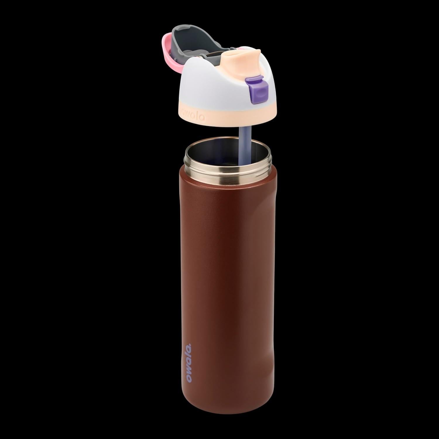 Botella de Agua Aislada Owala FreeSip 24 oz Acero Inoxidable