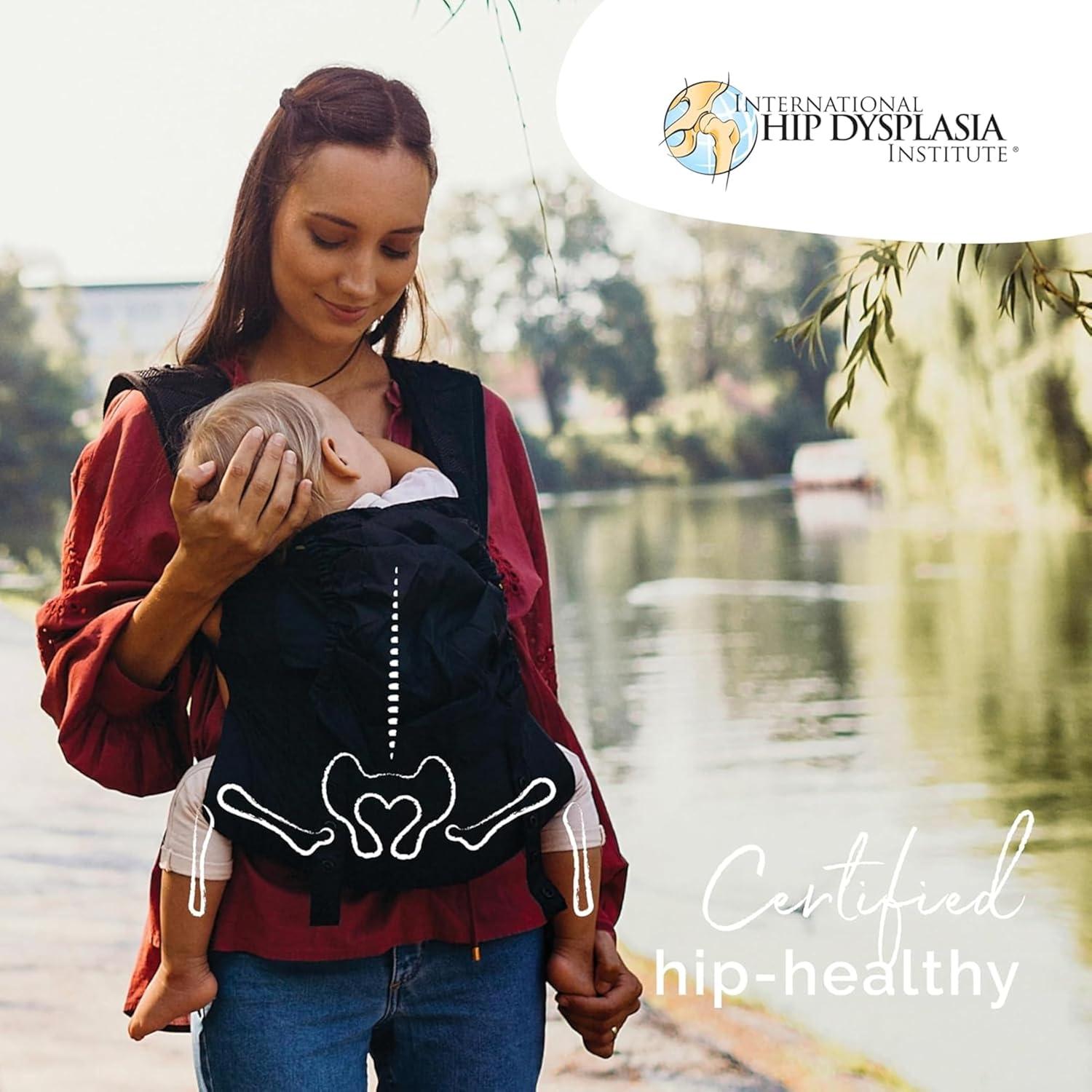 Portabebés Ergonómico Boba Air Negro Ultra-Ligero 0.41 kg