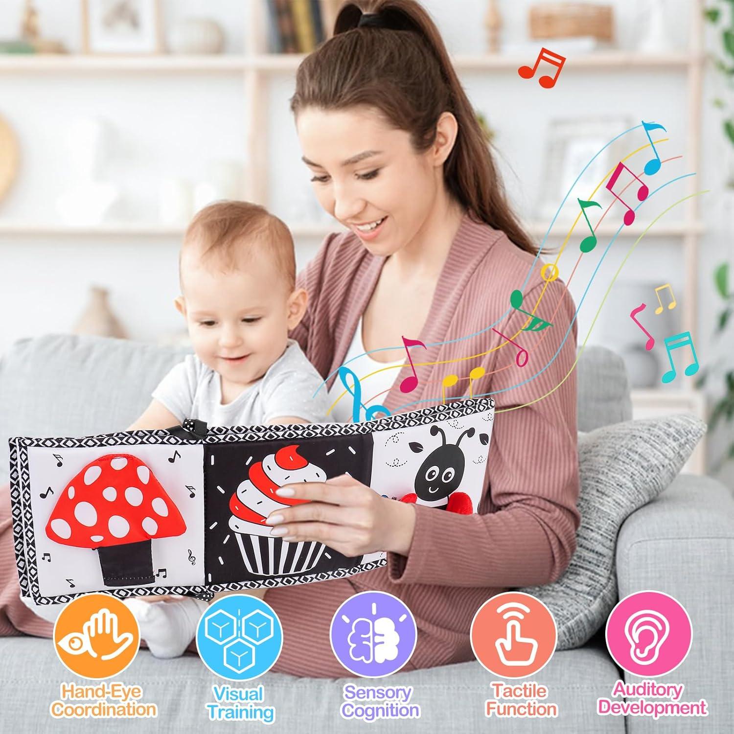 Libro Suave Sensorial Thremhoo para Bebés 0-6 meses
