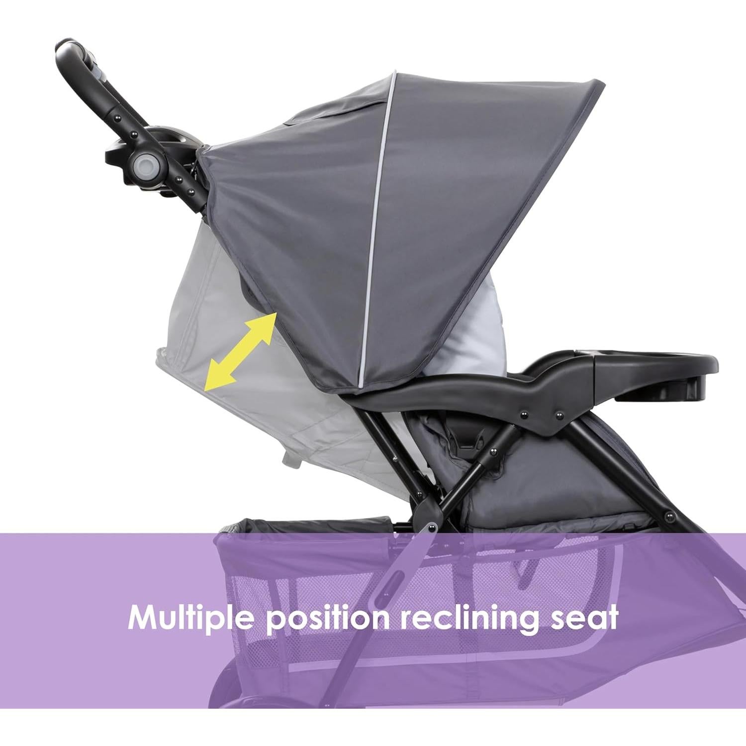 Sistema de Viaje Baby Trend EZ Ride con Cochecito y Asiento Auto