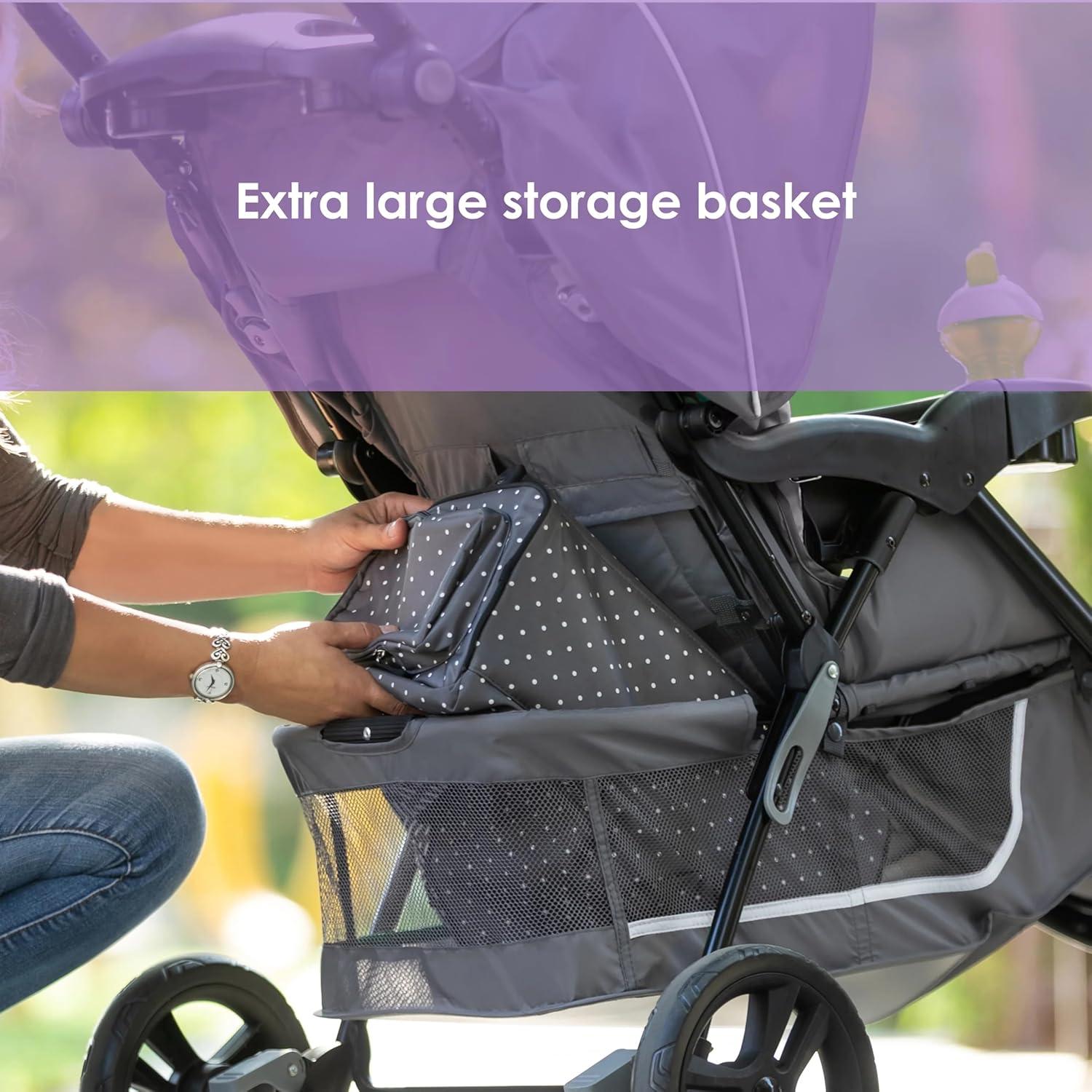 Sistema de Viaje Baby Trend EZ Ride con Cochecito y Asiento Auto