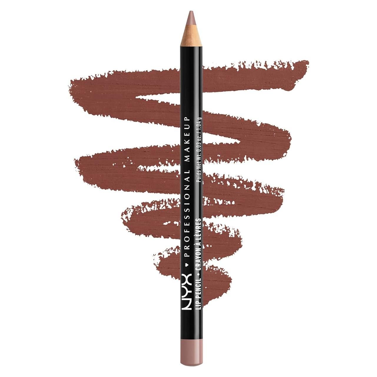 Lápiz Labial Delineador NYX 809 Caoba 3.4g Larga Duración