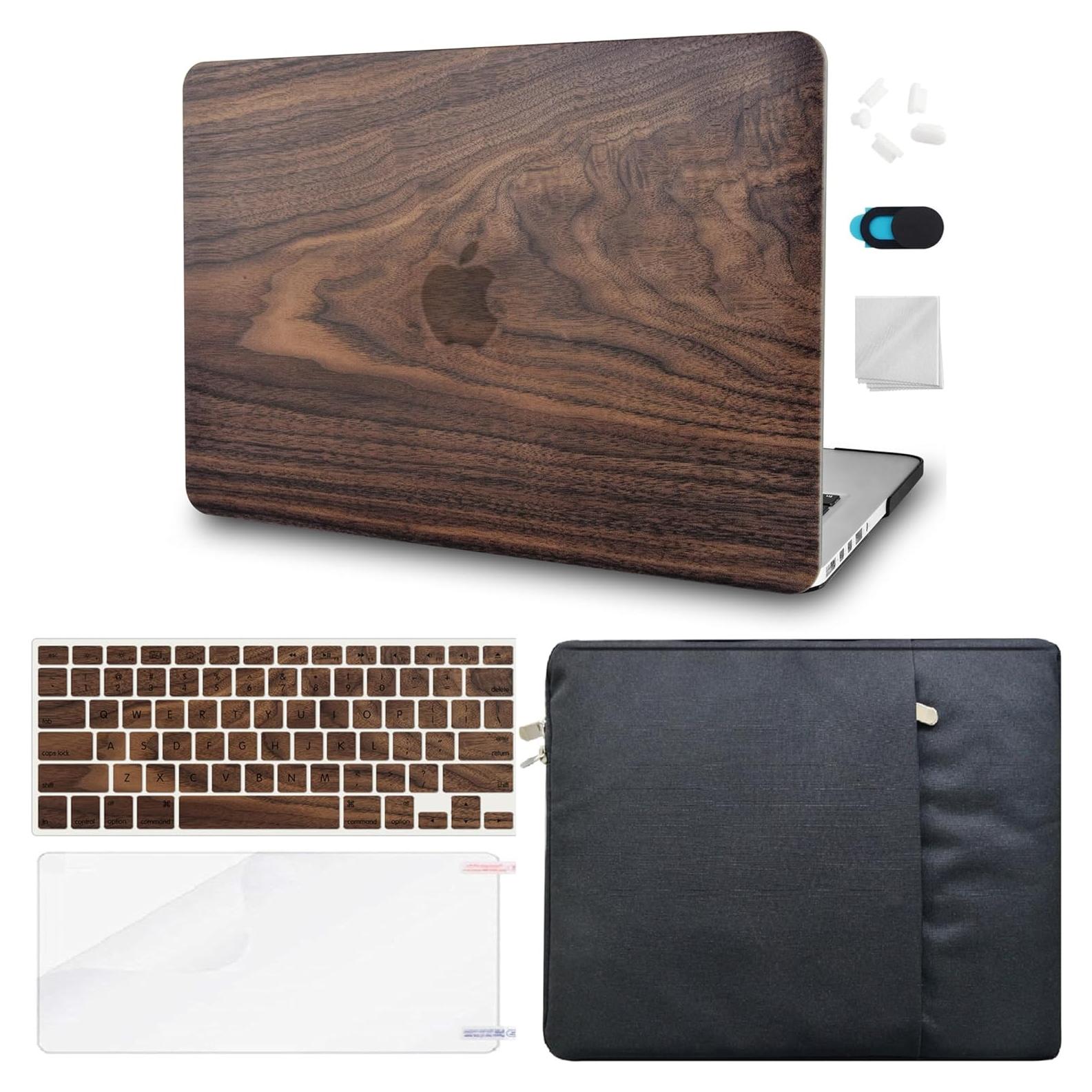 Funda Teclado KECC para MacBook Air 15" 2023-2025 Madera