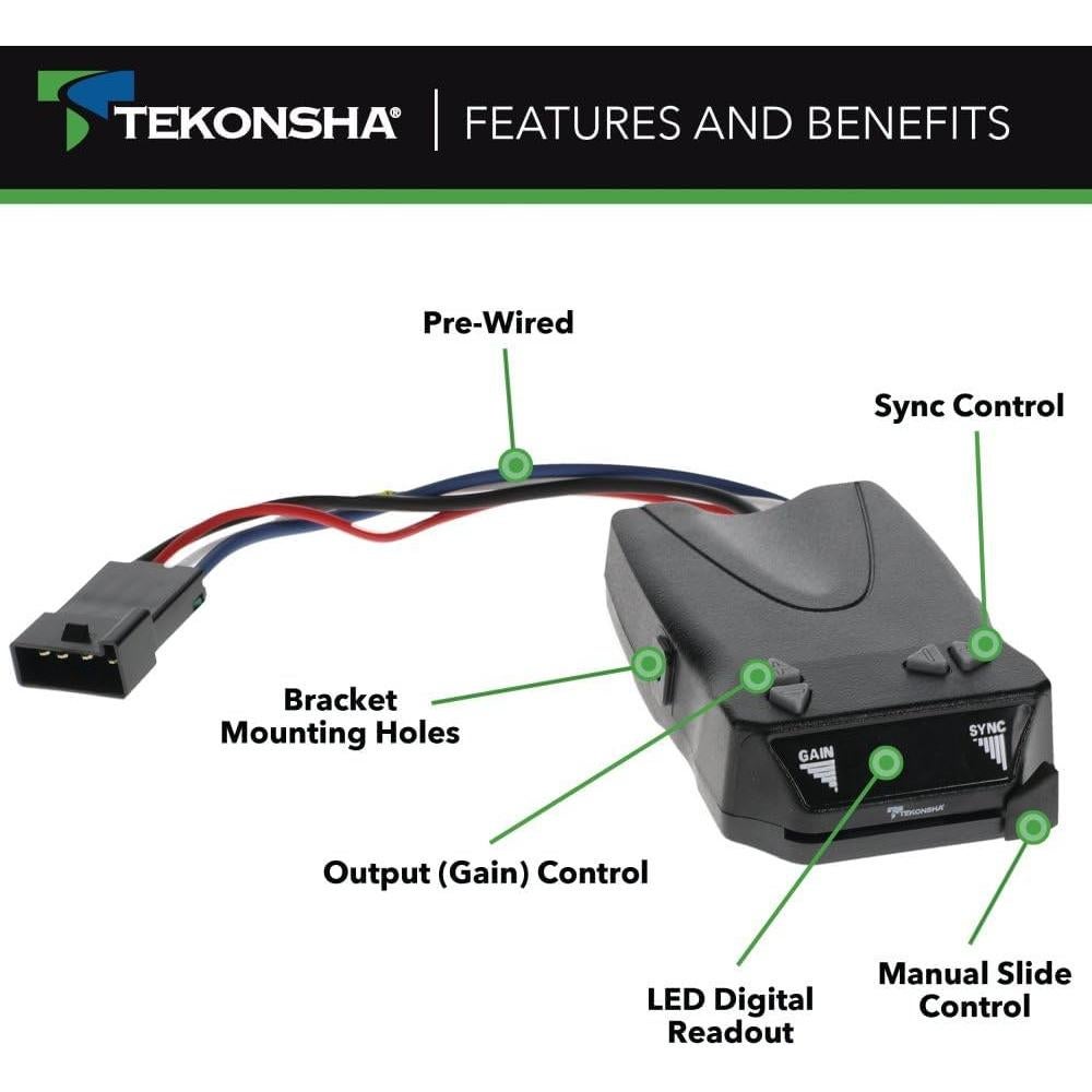 Controlador de Freno Digital Tekonsha Brakeman IV 8507120
