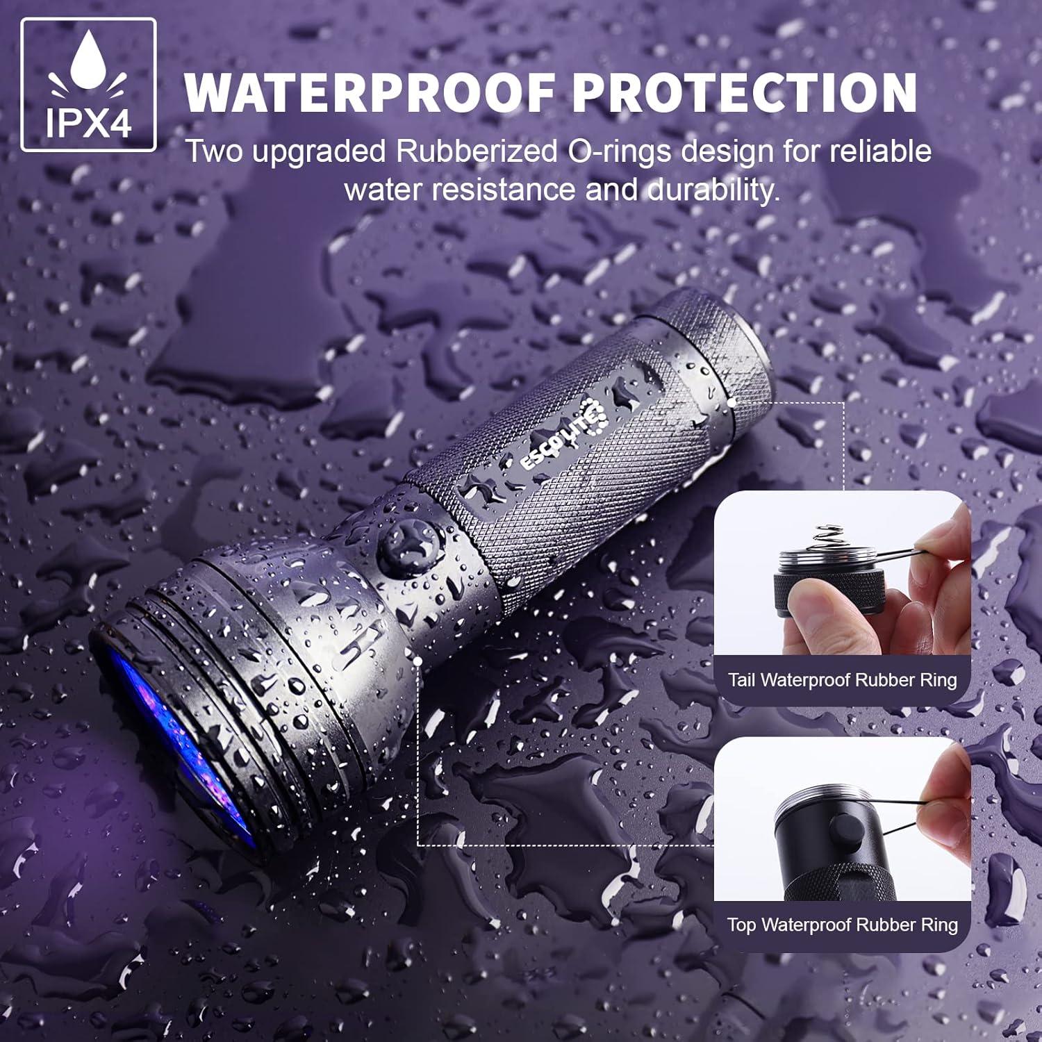 Linterna UV Escolite 51 LED para detección de orina