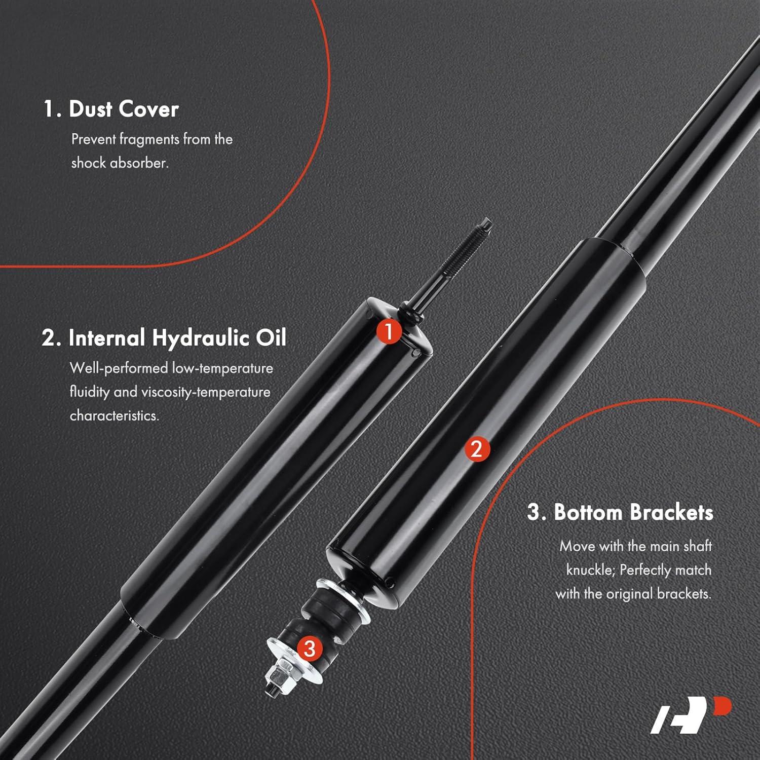 Amortiguadores Traseros A-Premium para Toyota Corolla 1980-1987