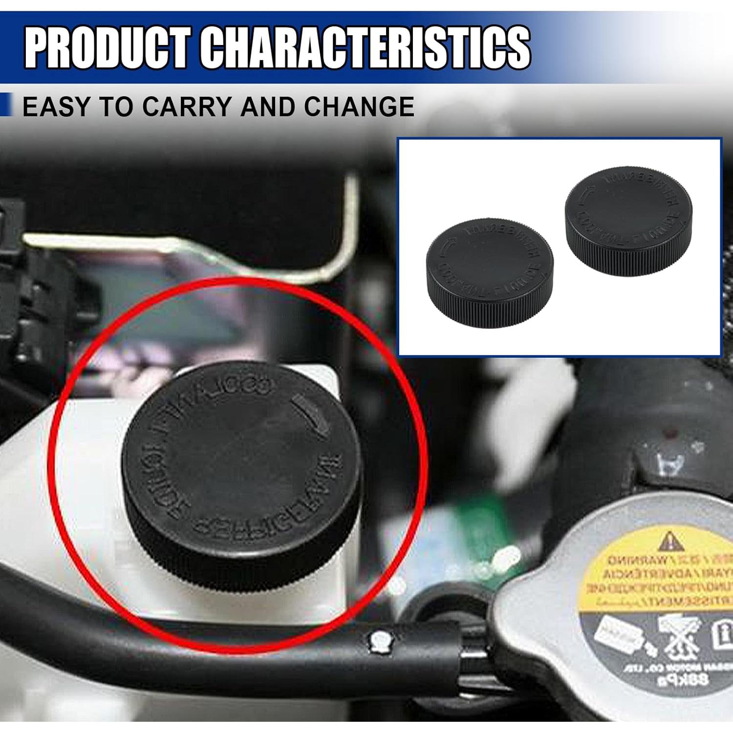 Tapa de Refrigerante del Radiador GAOLAOSY 2PCS Compatible Nissan