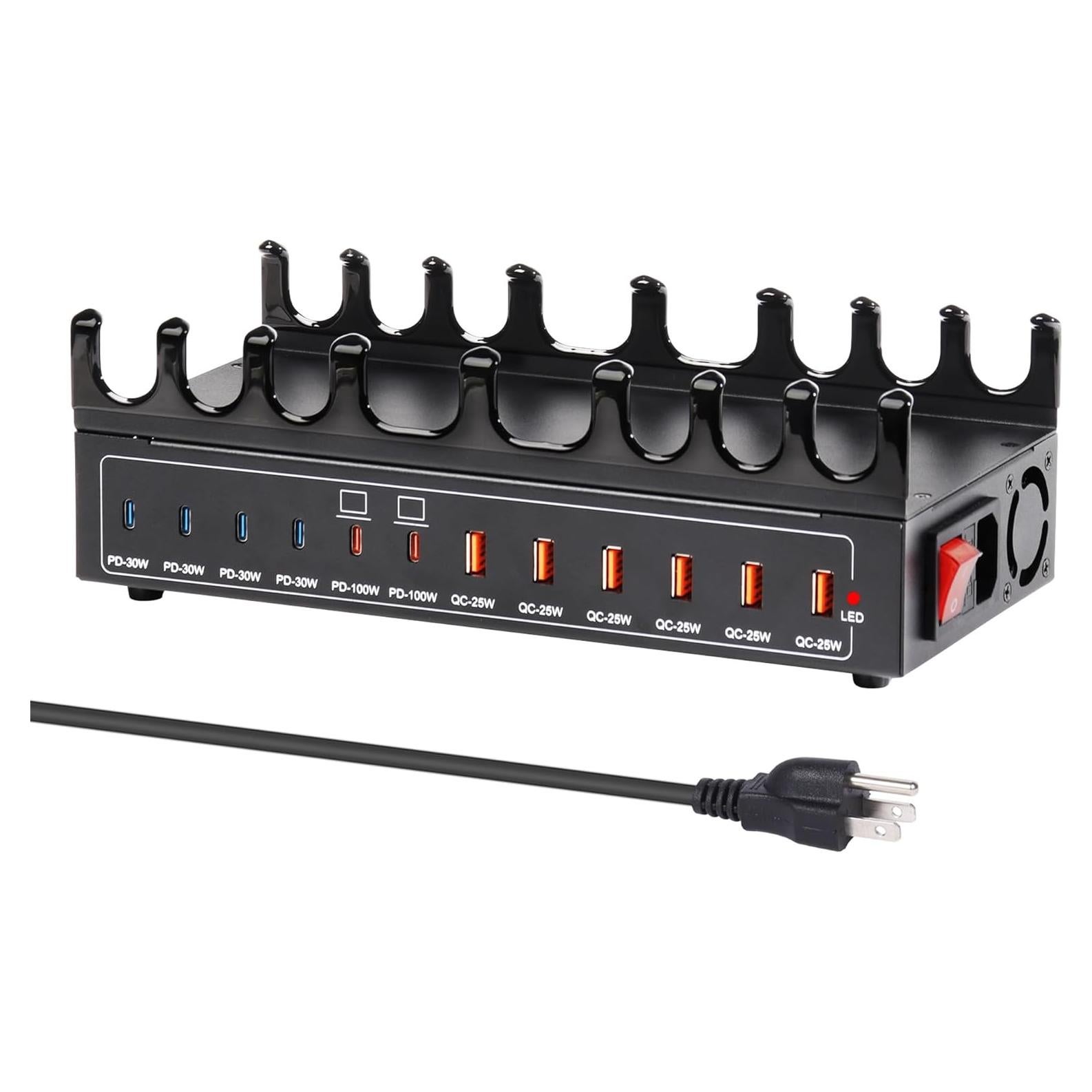 Estación de Carga USB C 470W Dywcdnice 12 Puertos Rápida