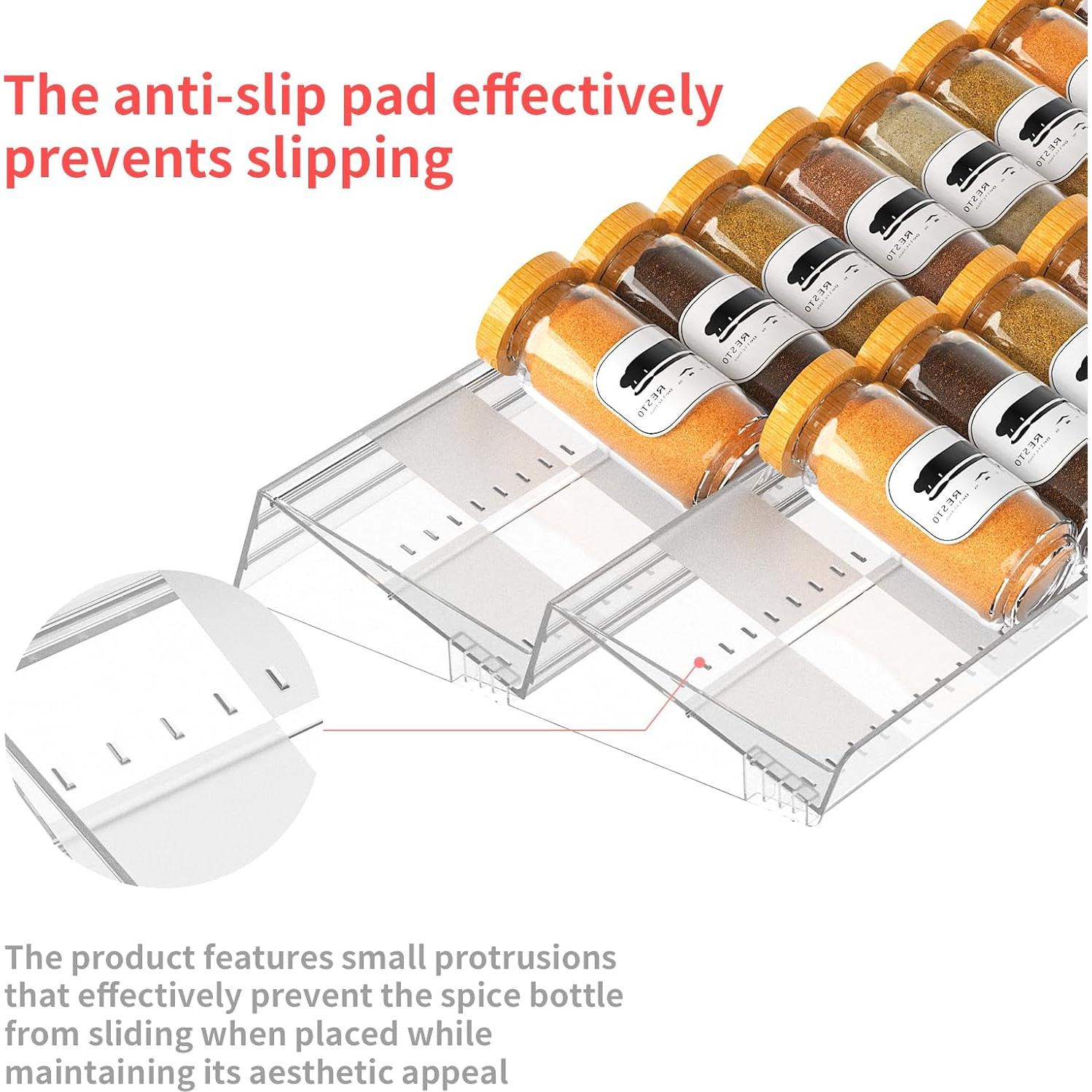 Organizador de Cajón para Especias Baker Boutique 2 Niveles Acrílico