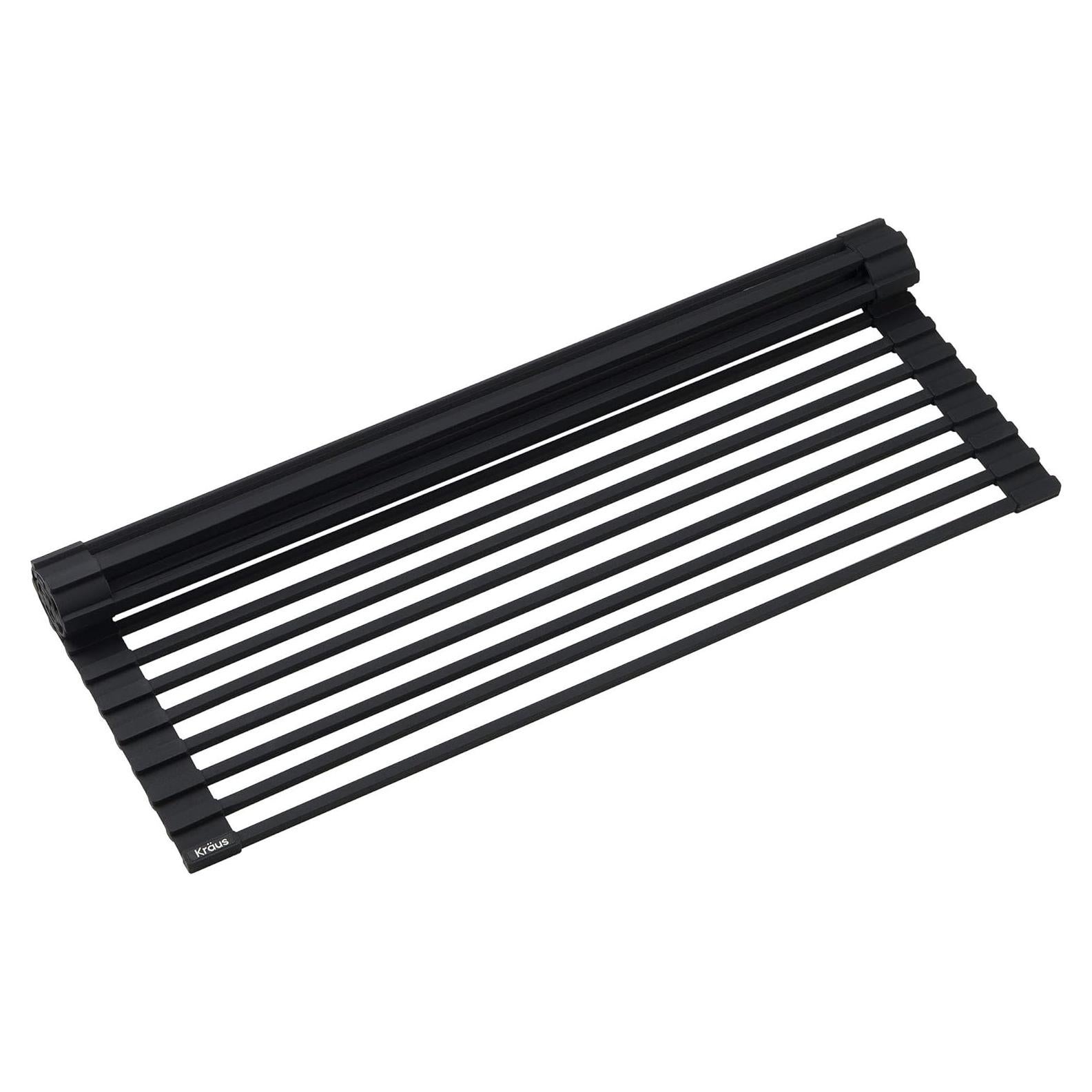 Estante de Secado de Platos KRAUS 52 cm Acero Inoxidable Negro