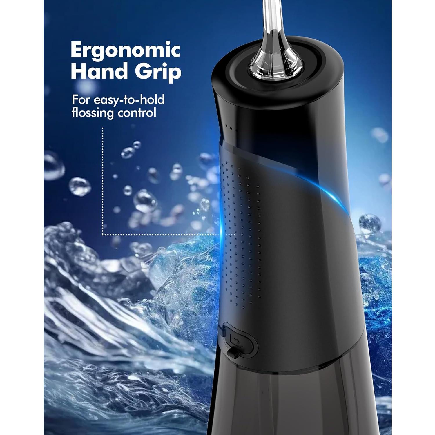 Hilo Dental Eléctrico WAFLOO Y206B - 5 Modos, 300ml, IPX7