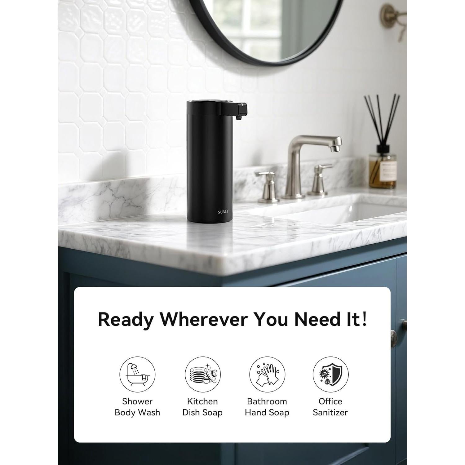 Dispensador Automático de Jabón SUNLY Sin Contacto 270ml