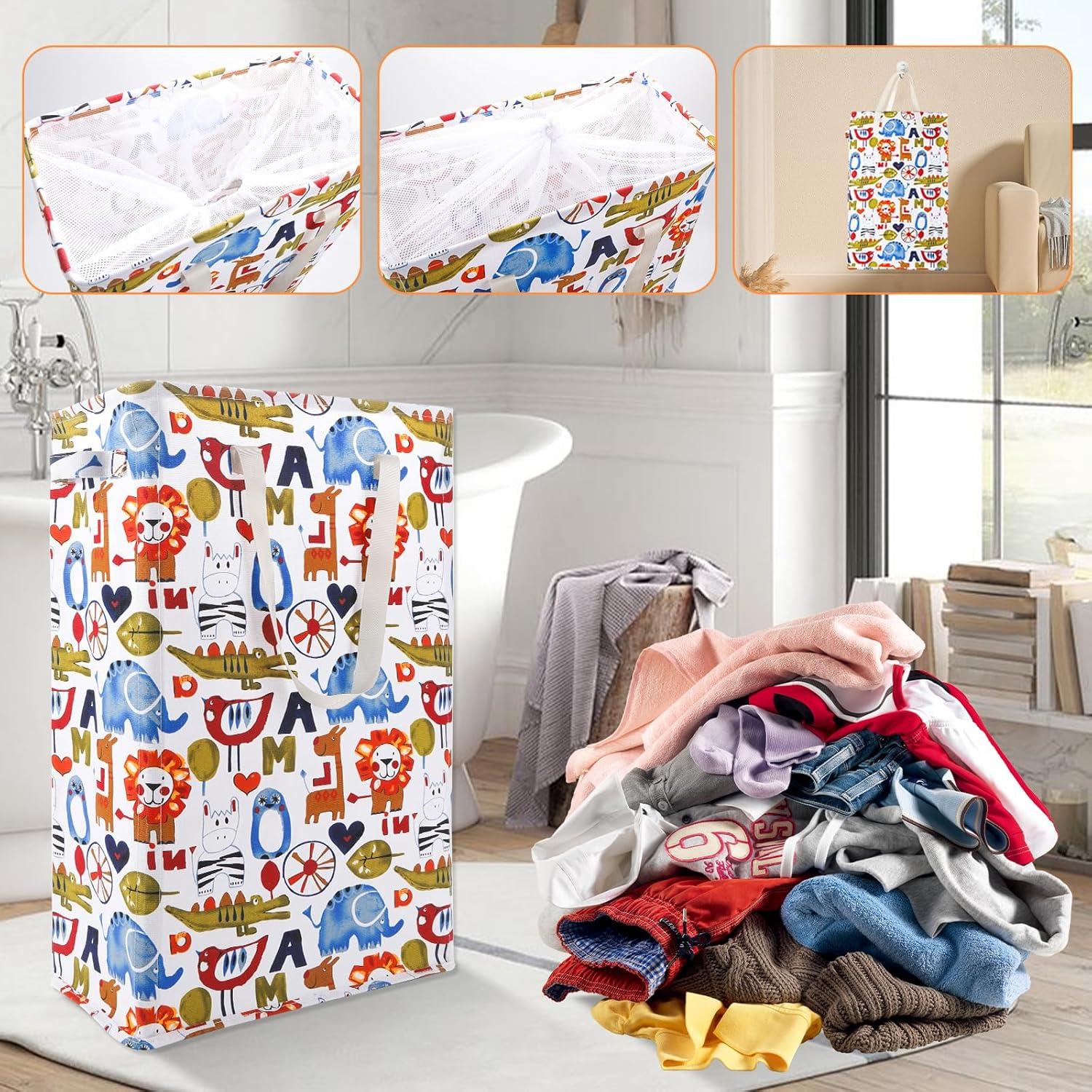 Cesta de Ropa Sucia Plegable Odonata 48L Rectangular Animal