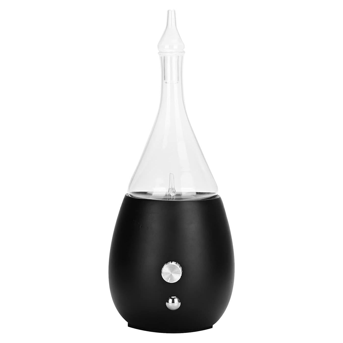 Difusor de Aceite Esencial Lychee de Vidrio y Madera Negro