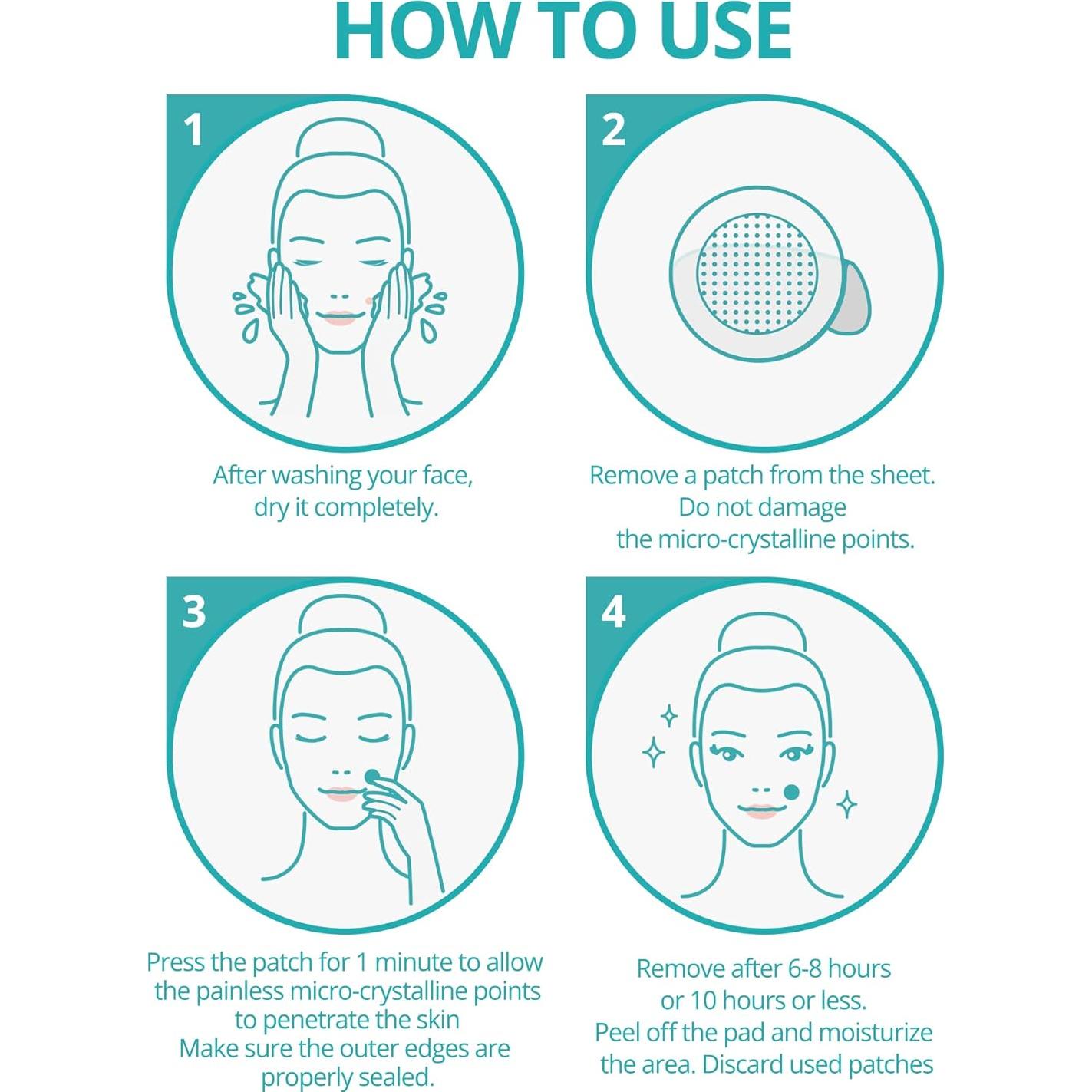 Parches de Acné Microdart VILVIN - 18 Parches Hidrocoloides