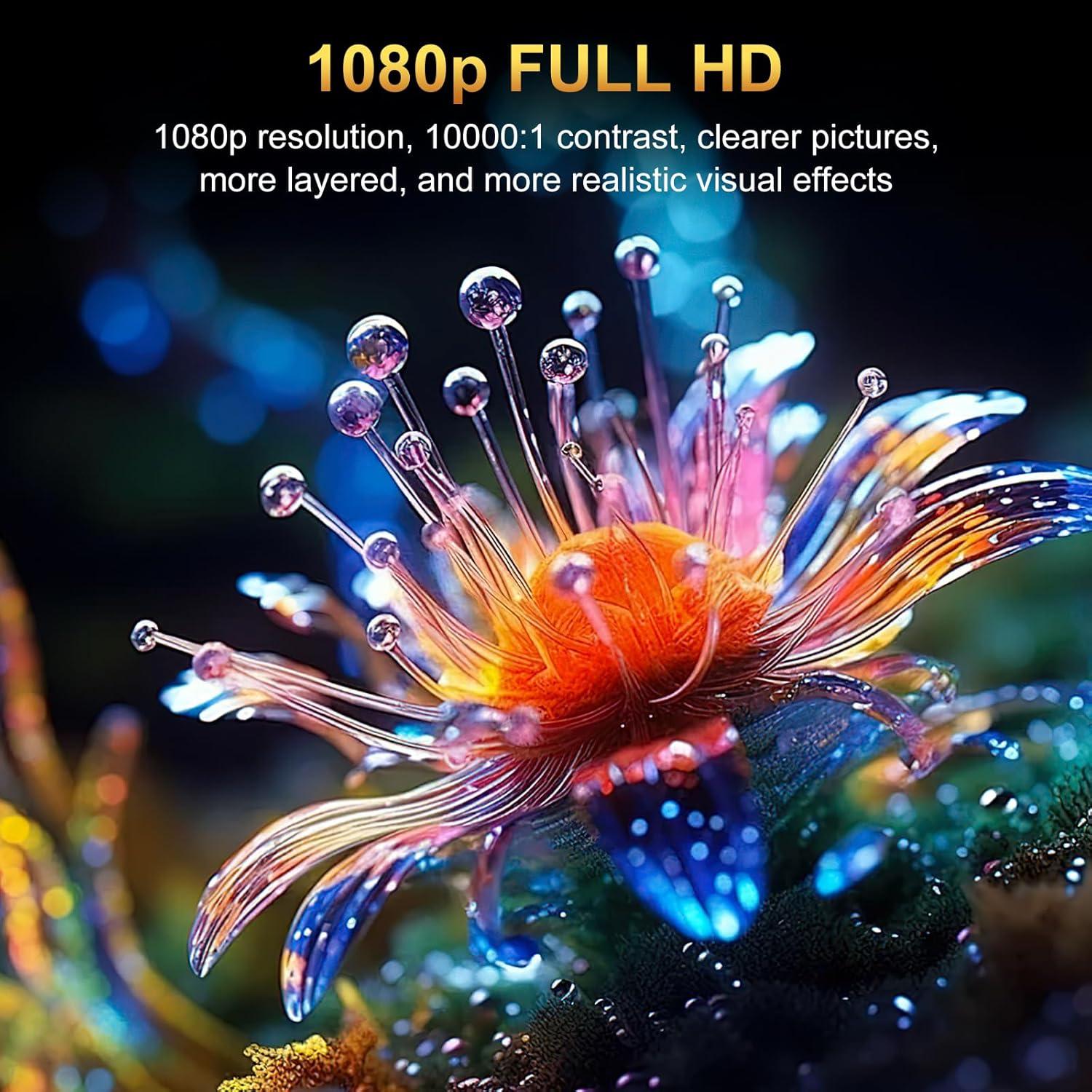 Proyector 4K Pericat WiFi Bluetooth Portátil 1080P 150ANSI