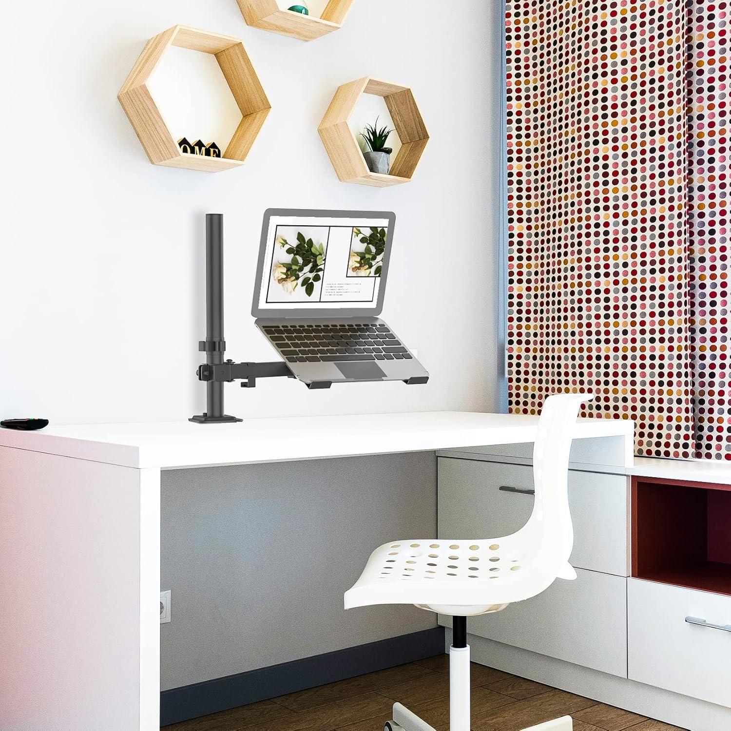 Soporte de Escritorio para Laptop UPGRAVITY Negro Ajustable