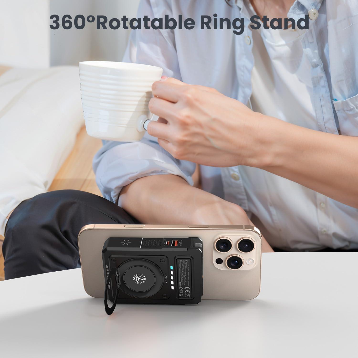 Banco de Poder Magnético 10000mAh Dongguan Q7 Carga Rápida