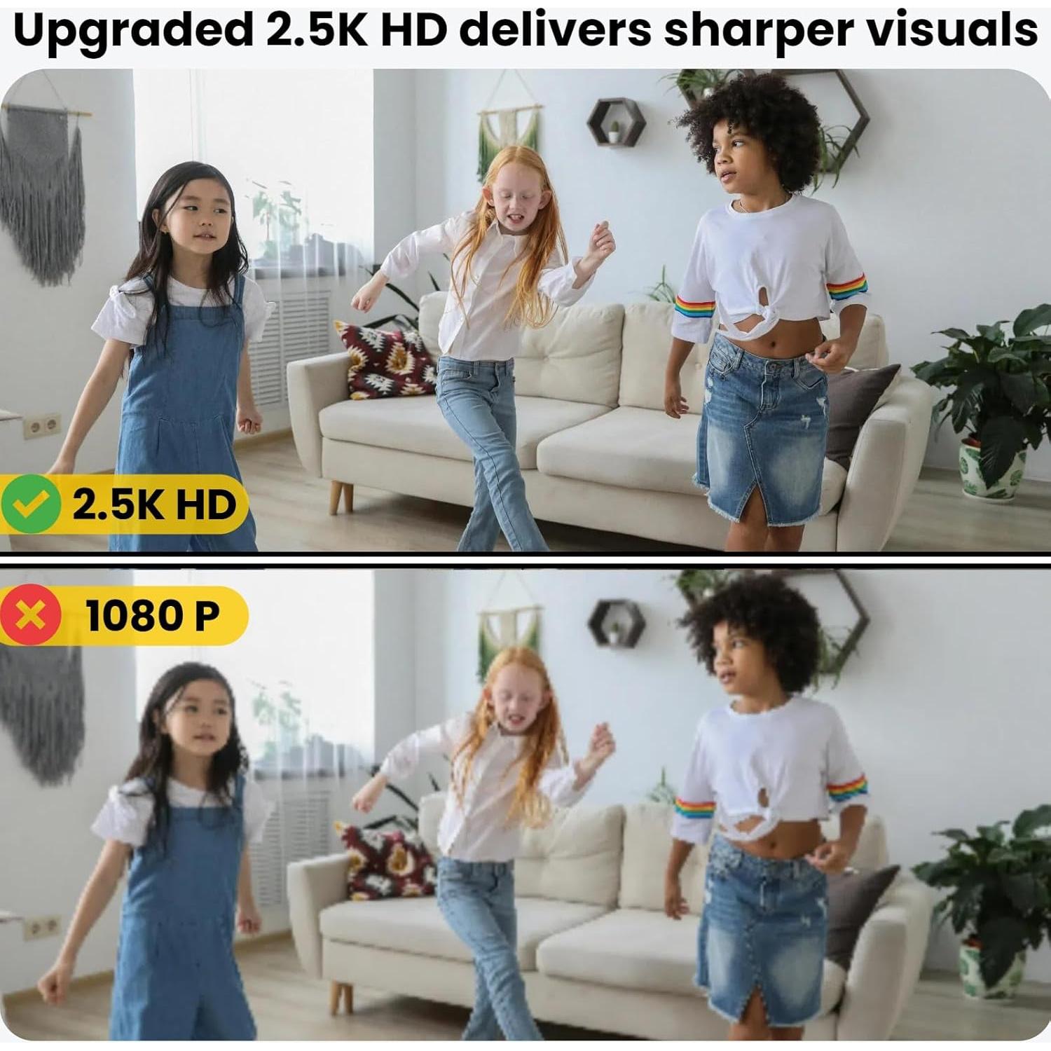 Cámara de Seguridad Inalámbrica EKOLVOSK QD4 HD 2.5K