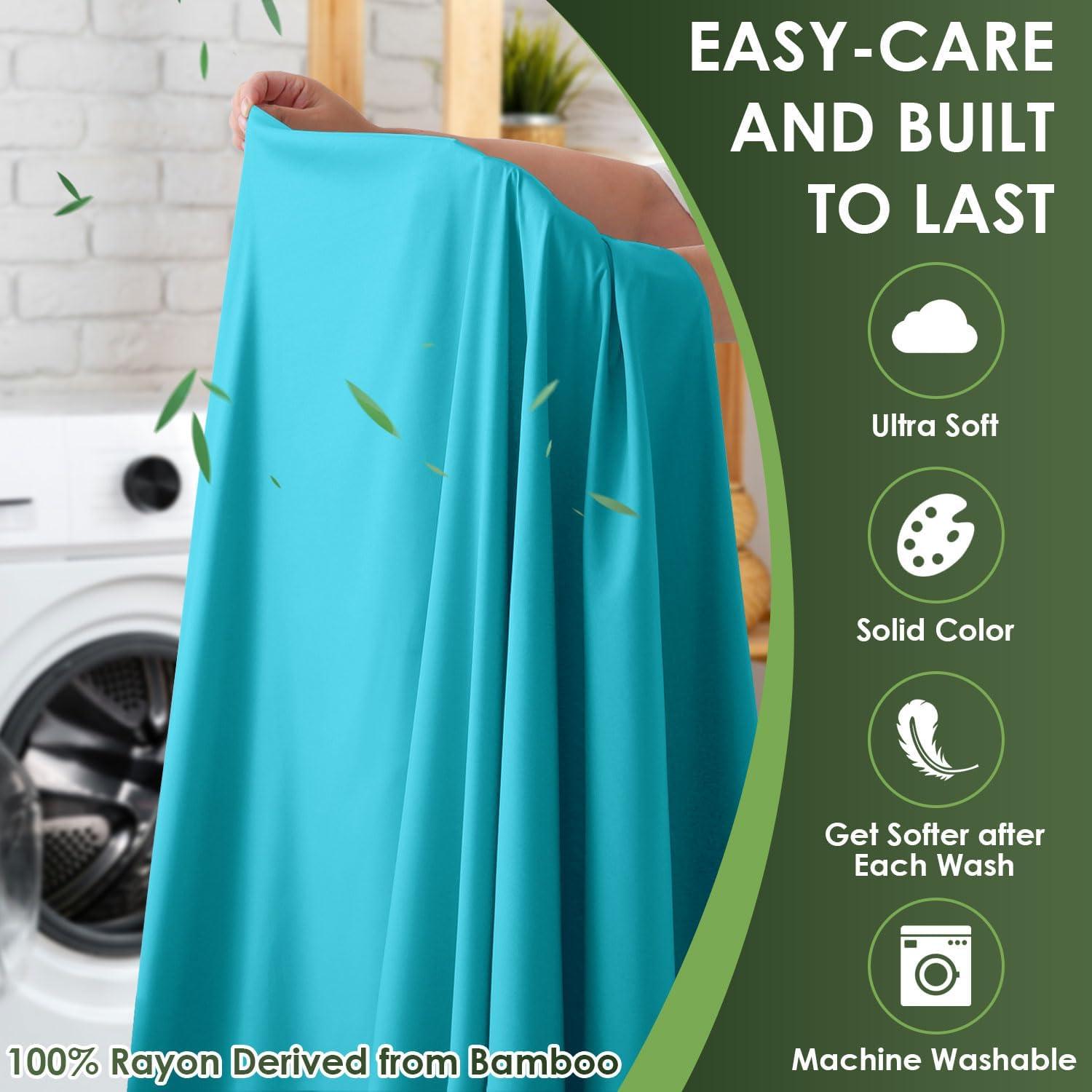 Juego de Sábanas Refrigerantes 100% Viscosa Bambú CozySmile California King