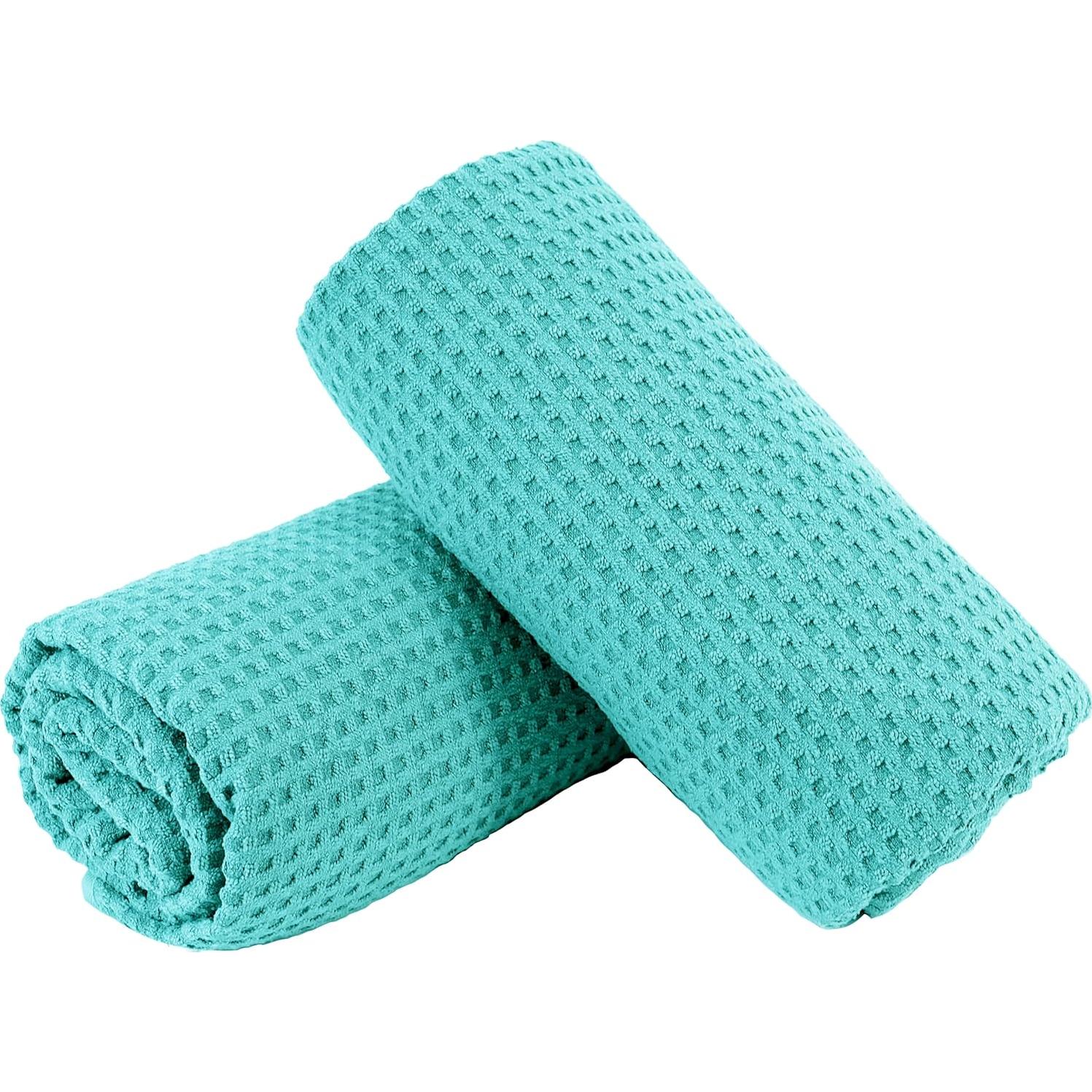 Toallas de Baño Microfibra POLYTE Aqua 60x30 in Juego de 2